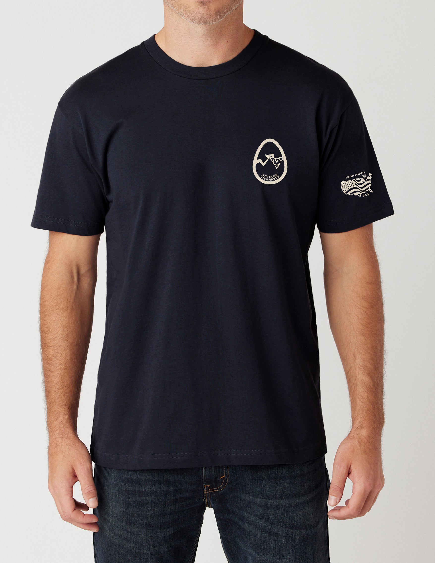 FIND YOUR EGG TEE (Navy)