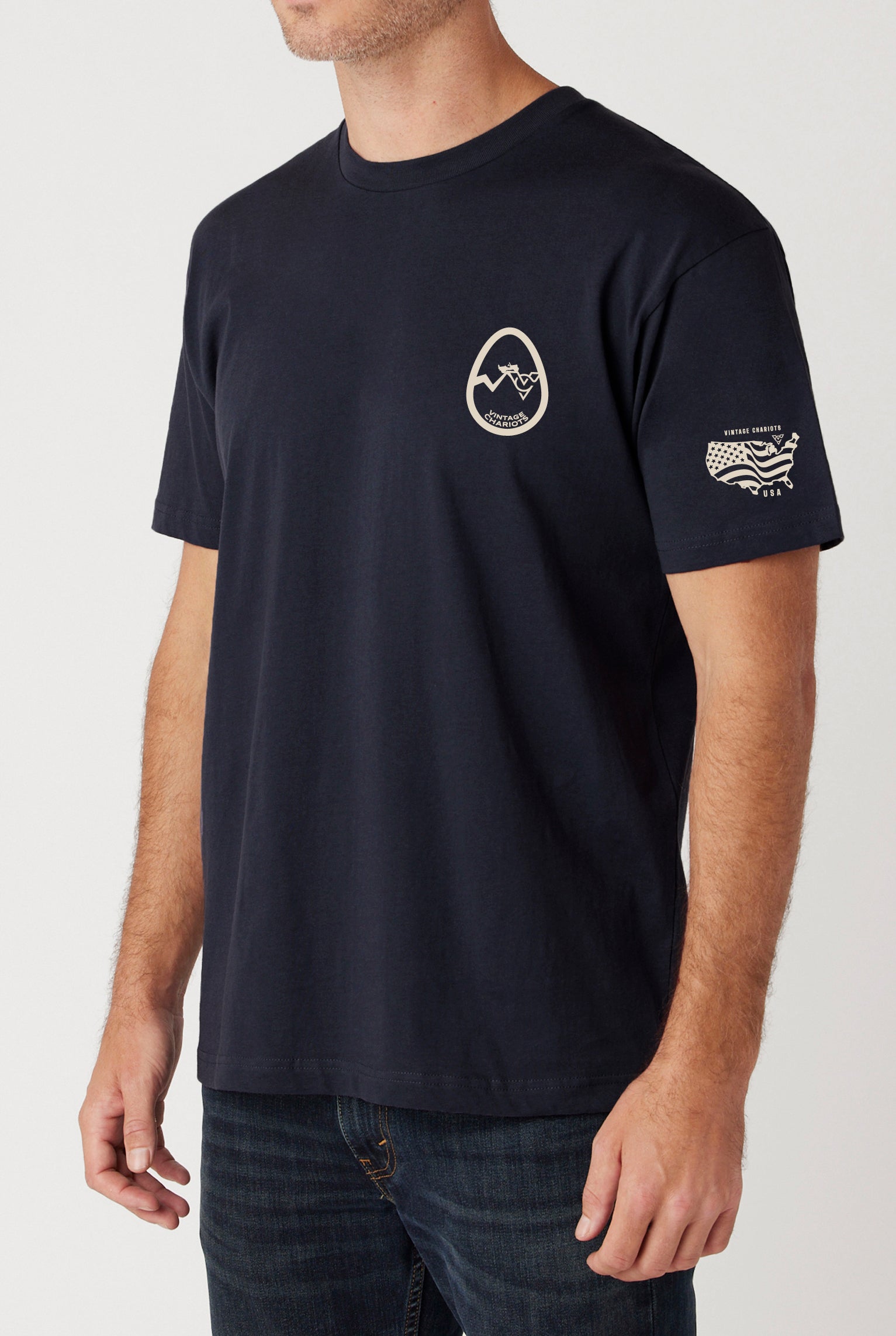 FIND YOUR EGG TEE (Navy)