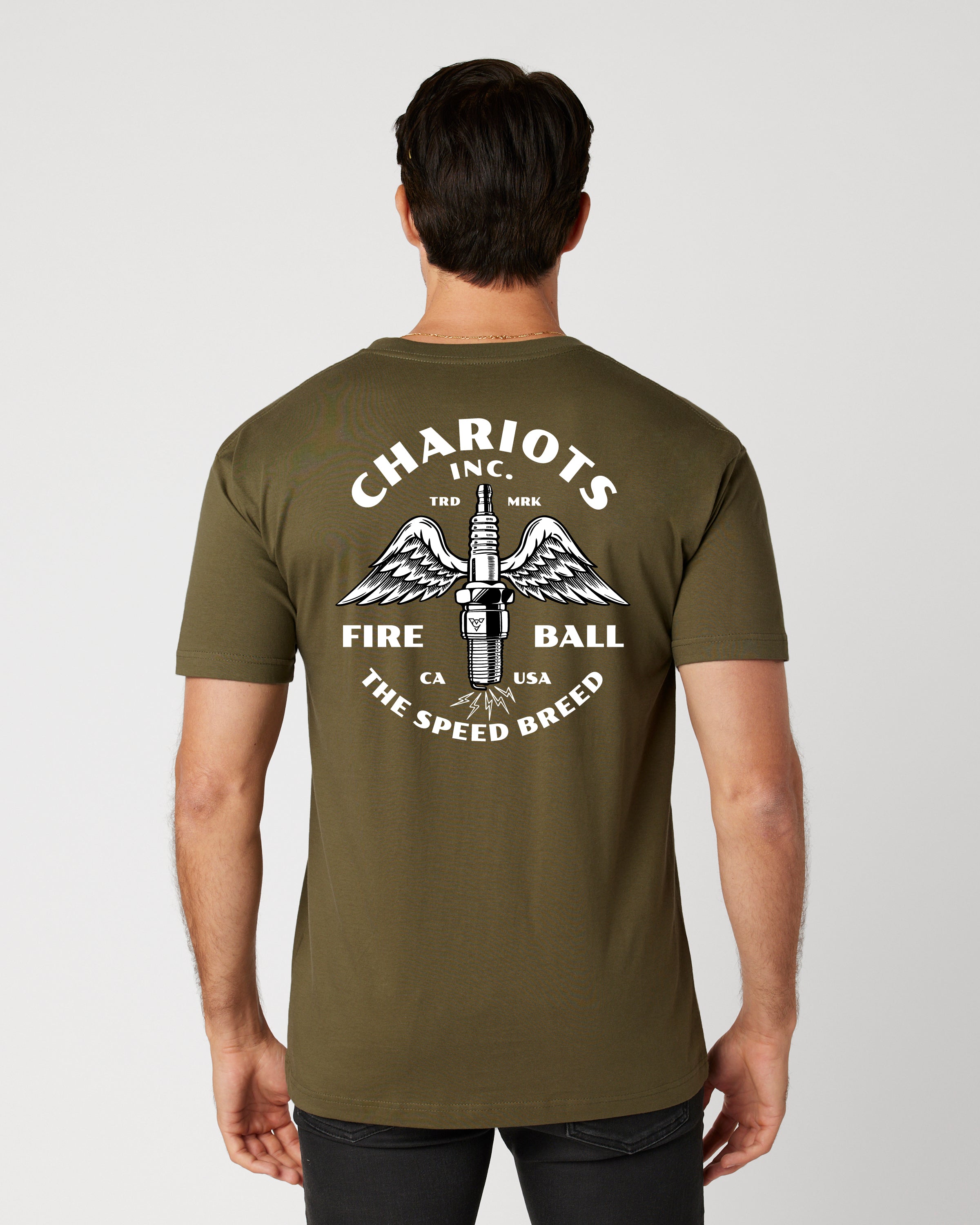 FIREBALL TEE (Military Green)