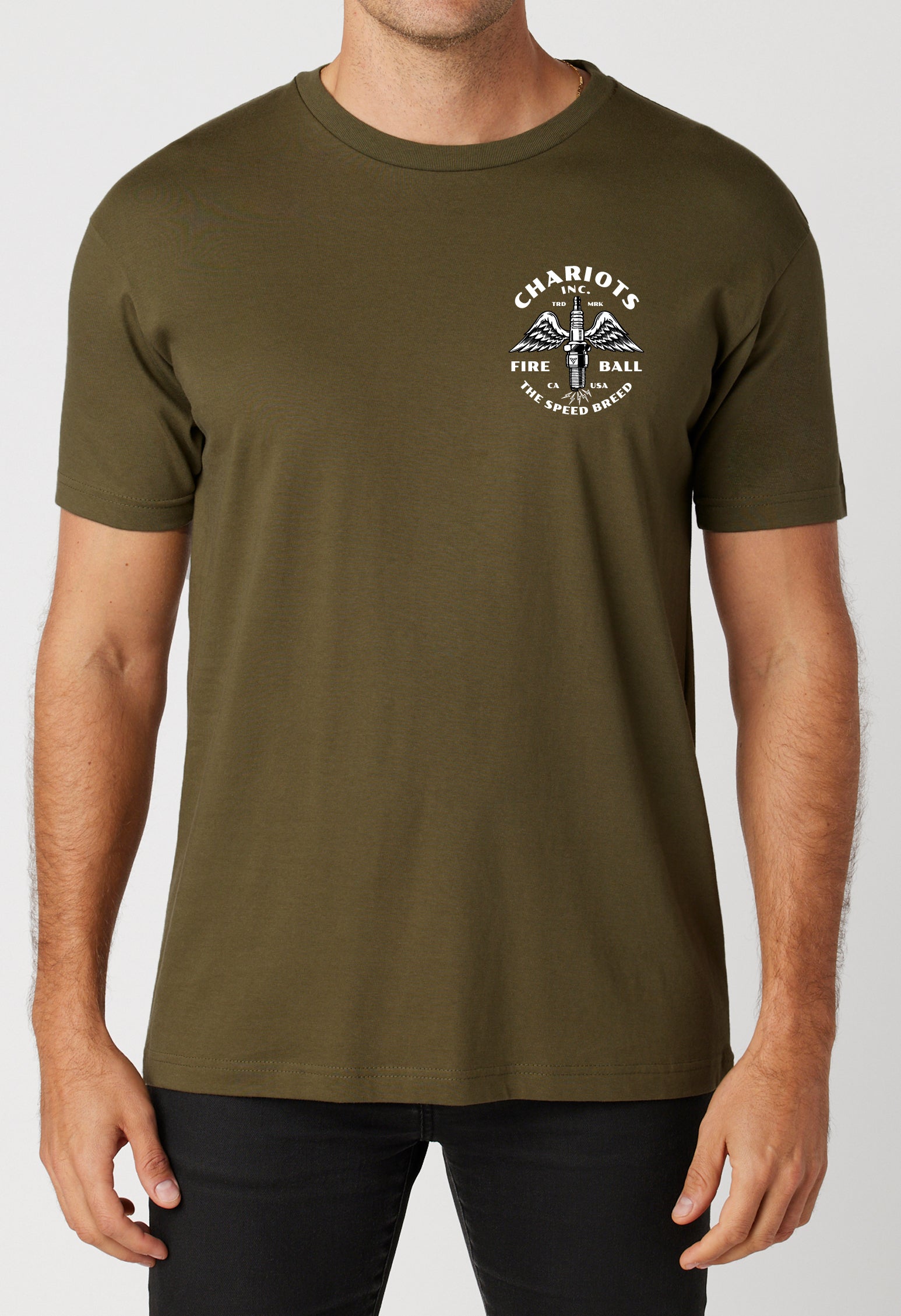 FIREBALL TEE (Military Green)