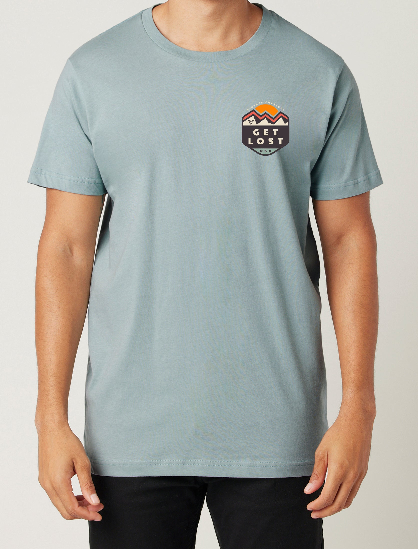 GET LOST TEE (Seafoam)