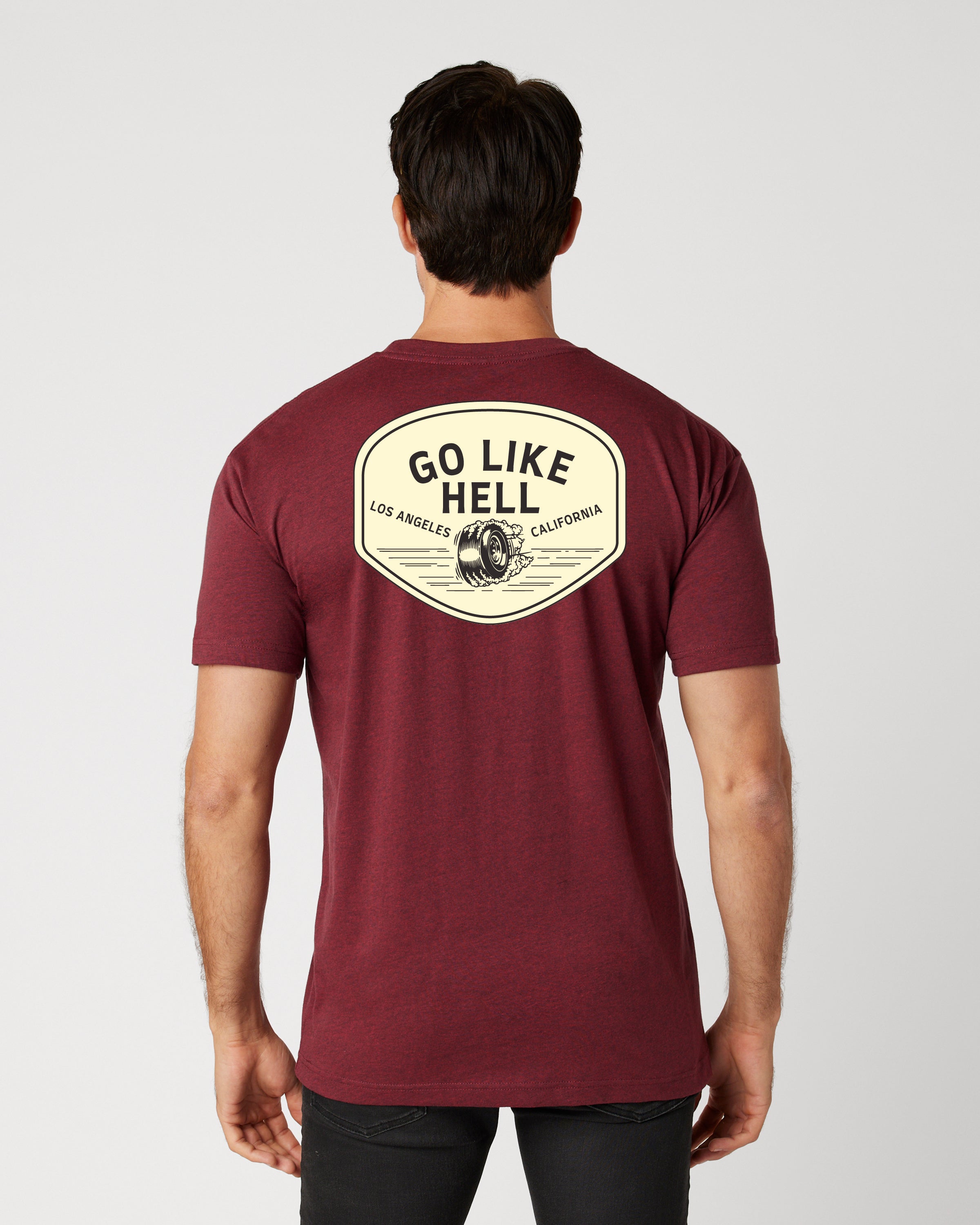 GO LIKE HELL TEE (Maroon)