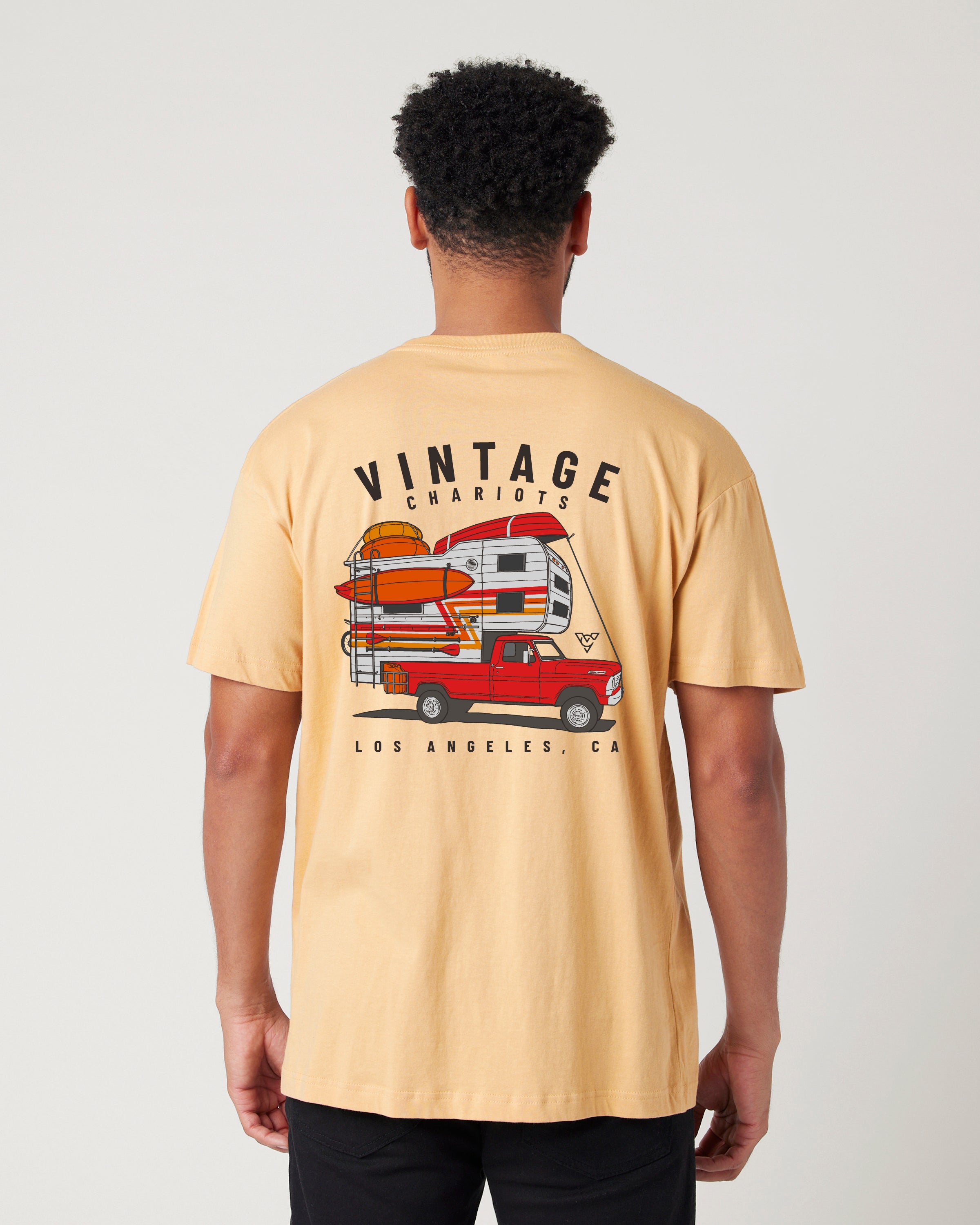 HIGHBOY CAMPER TEE (Vintage Gold)