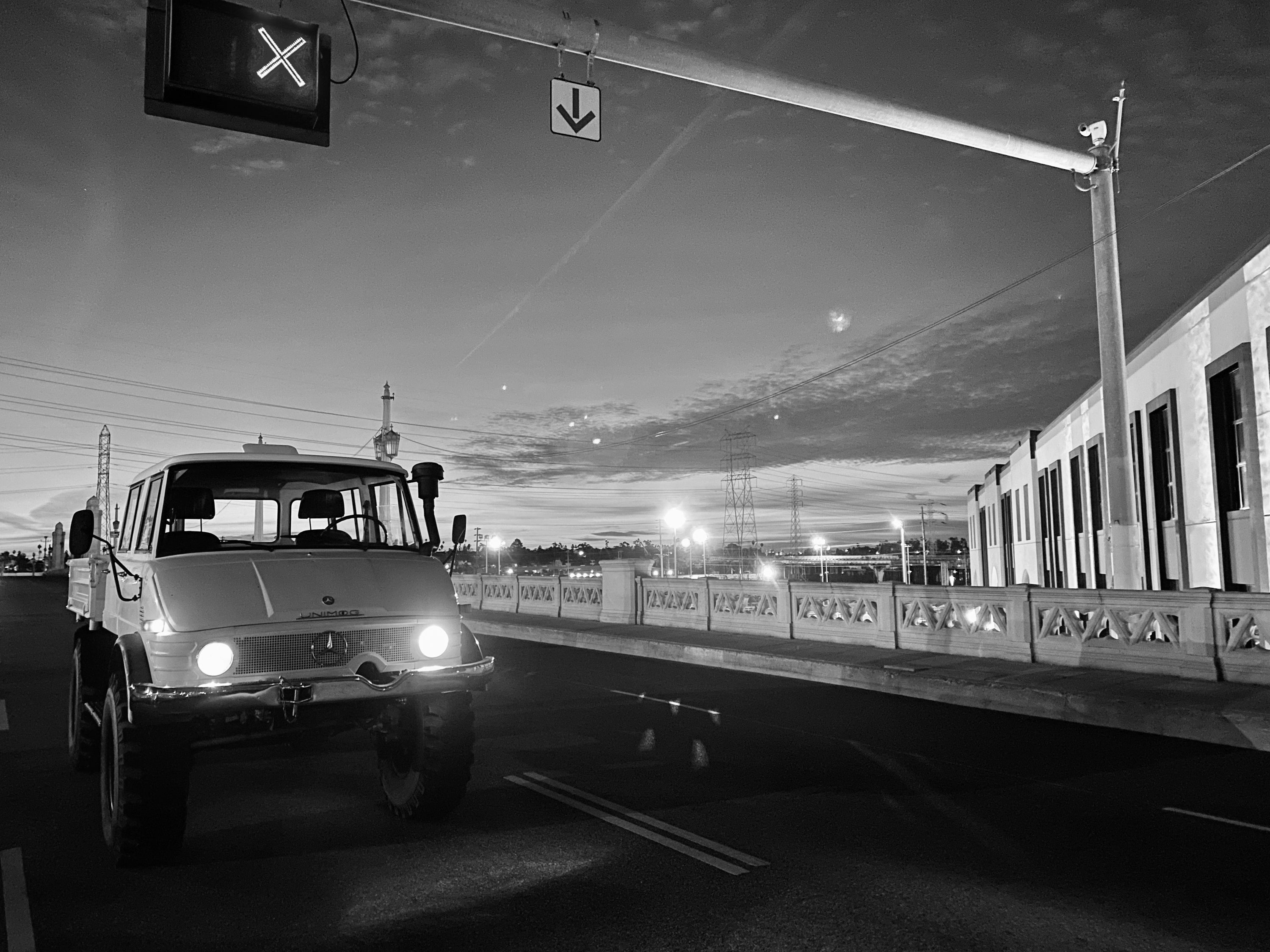 1979 Mercedes-Benz Unimog DOKA White FINE ART PRINT