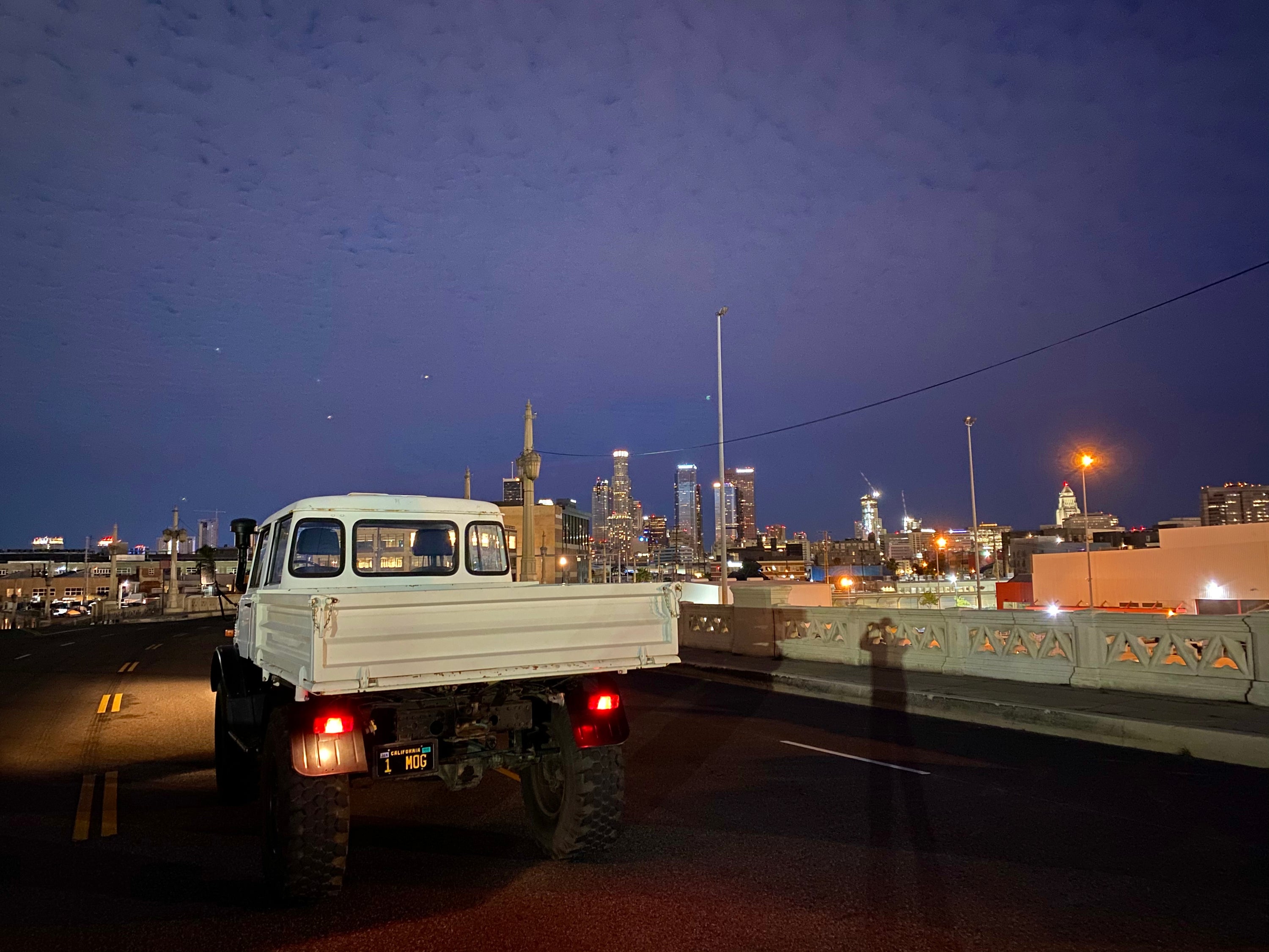 1979 Mercedes-Benz Unimog DOKA White FINE ART PRINT