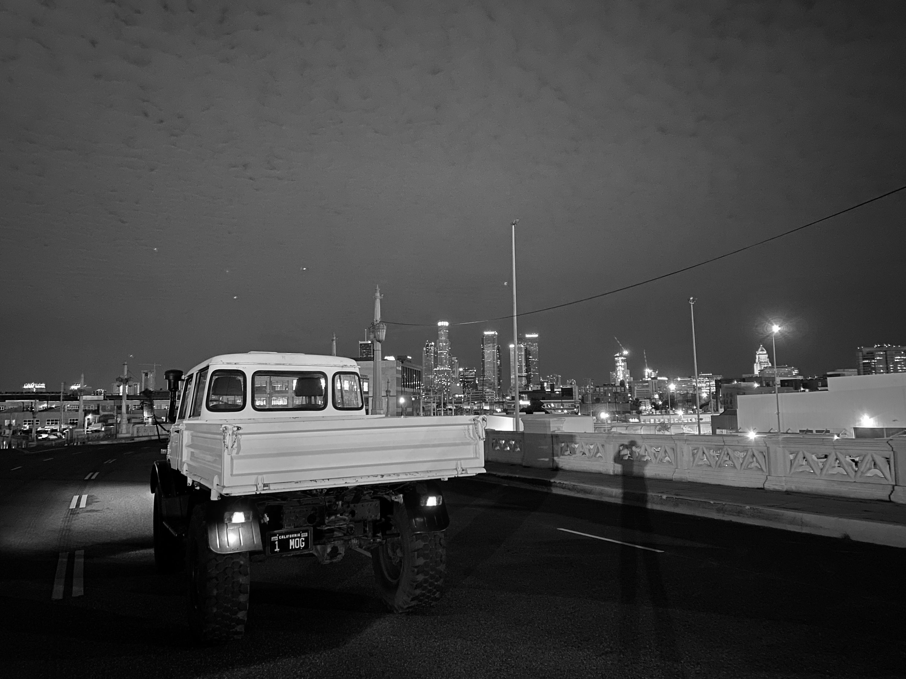 1979 Mercedes-Benz Unimog DOKA White FINE ART PRINT