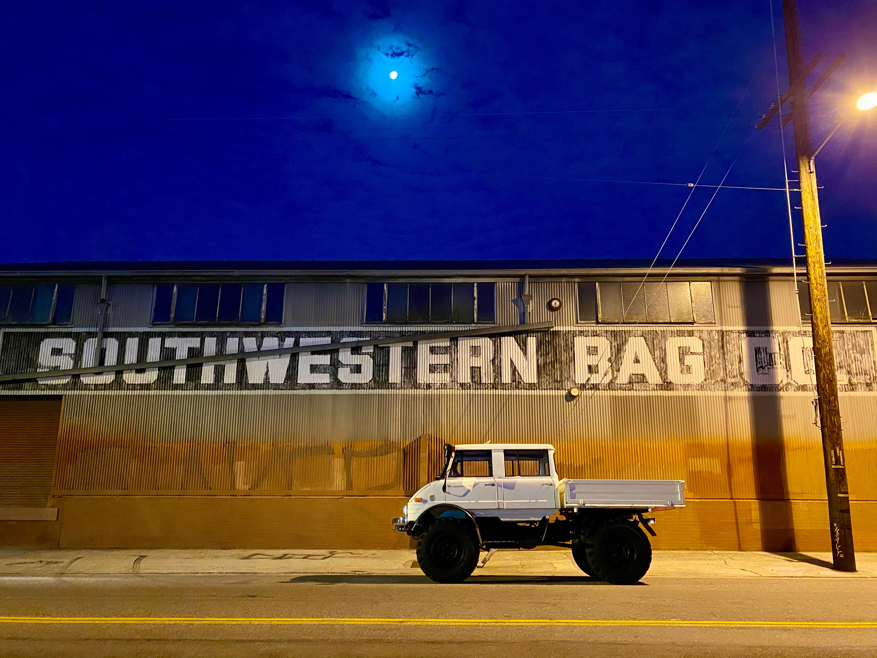 1979 Mercedes-Benz Unimog DOKA White FINE ART PRINT
