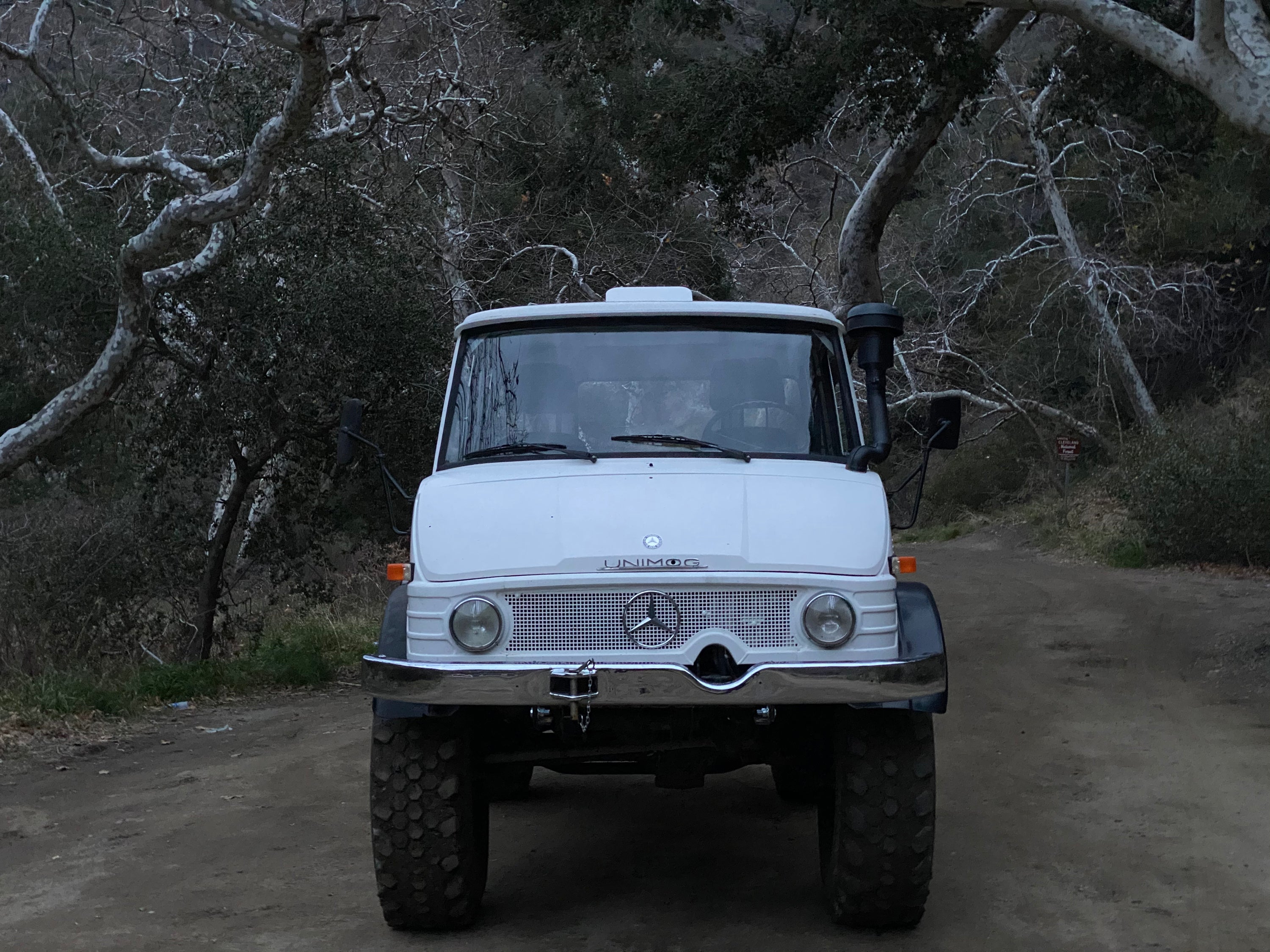 1979 Mercedes-Benz Unimog DOKA White FINE ART PRINT