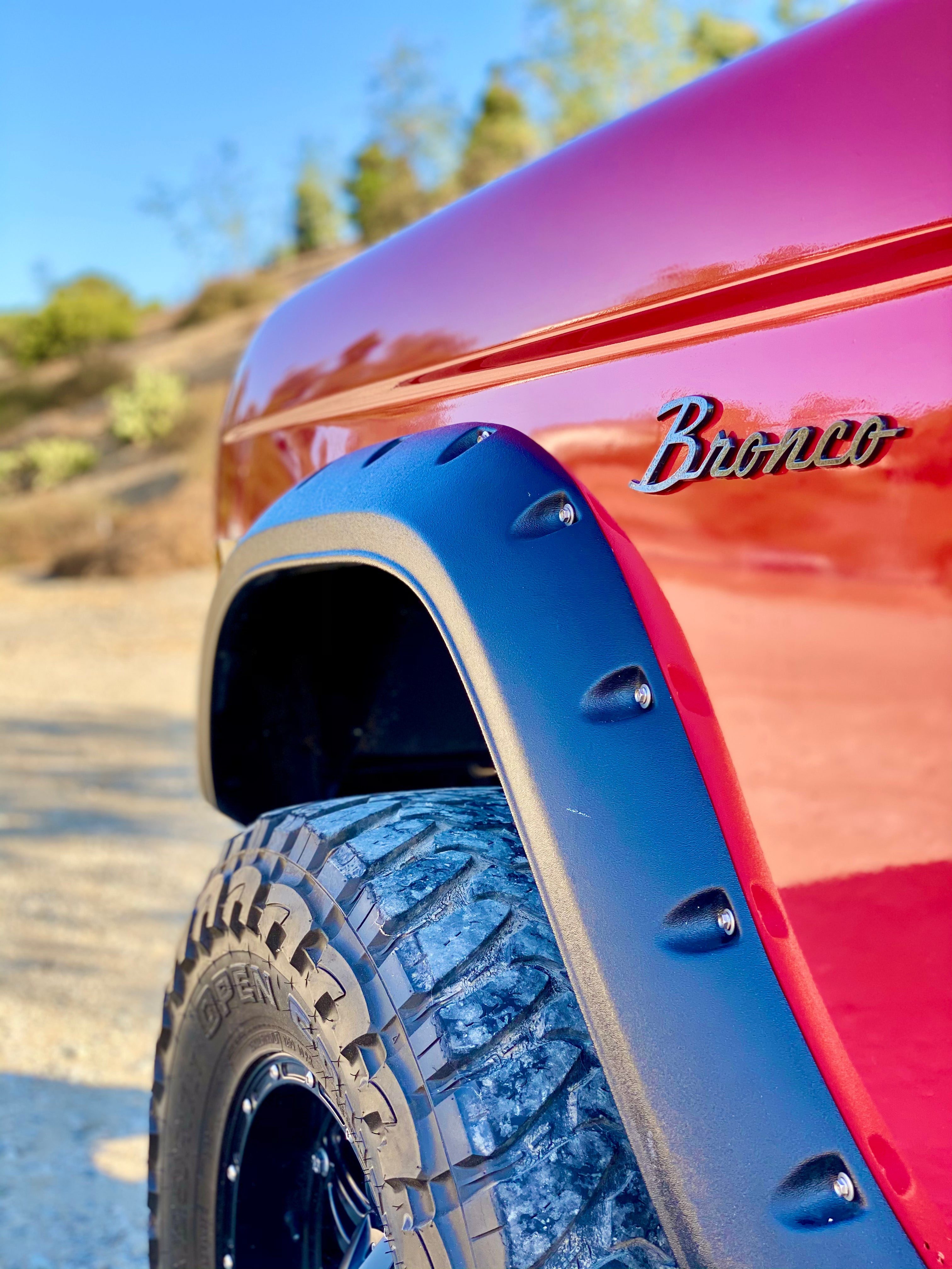 1975 Ford Bronco Viking Red FINE ART PRINT