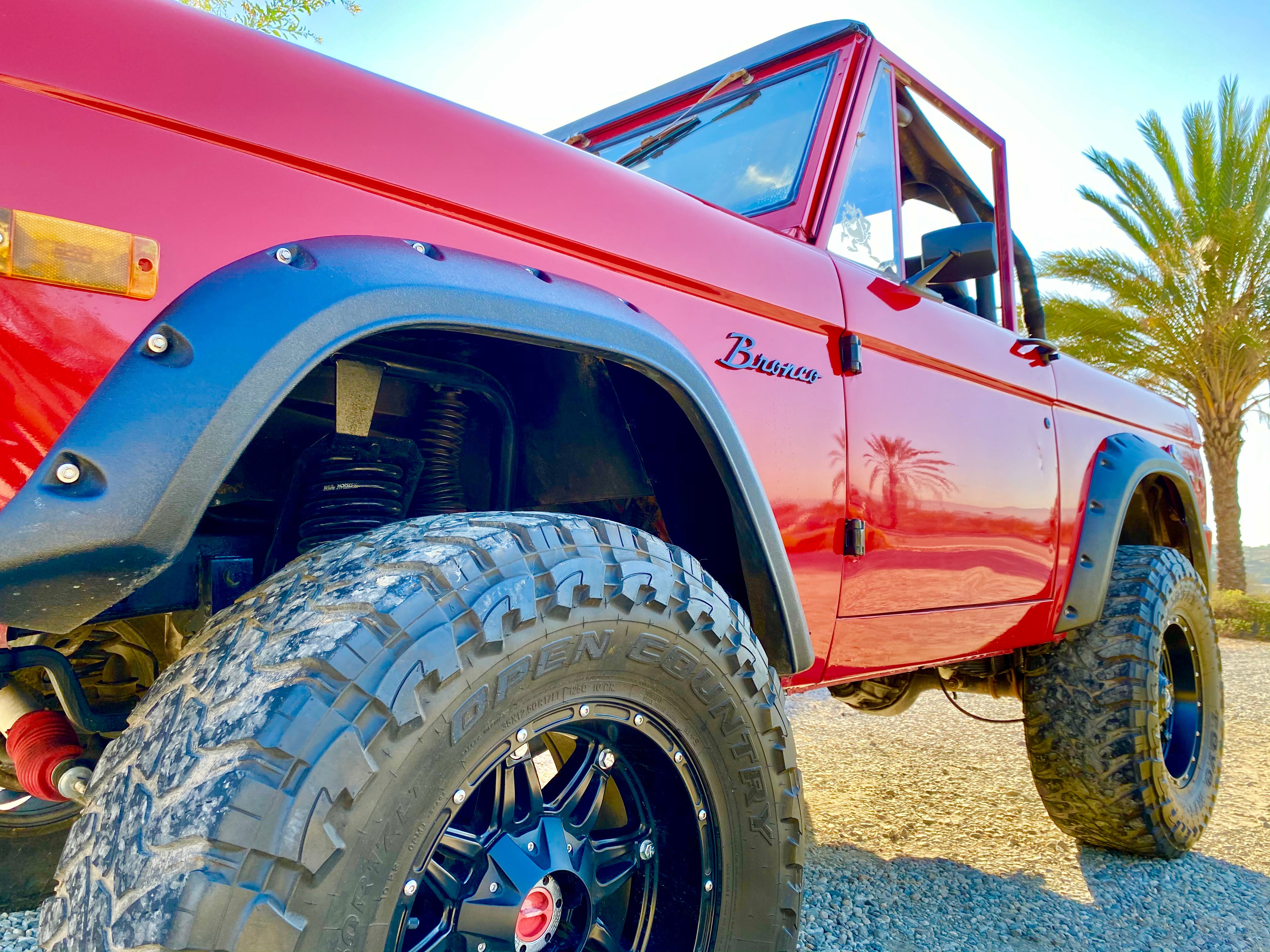 1975 Ford Bronco Viking Red FINE ART PRINT