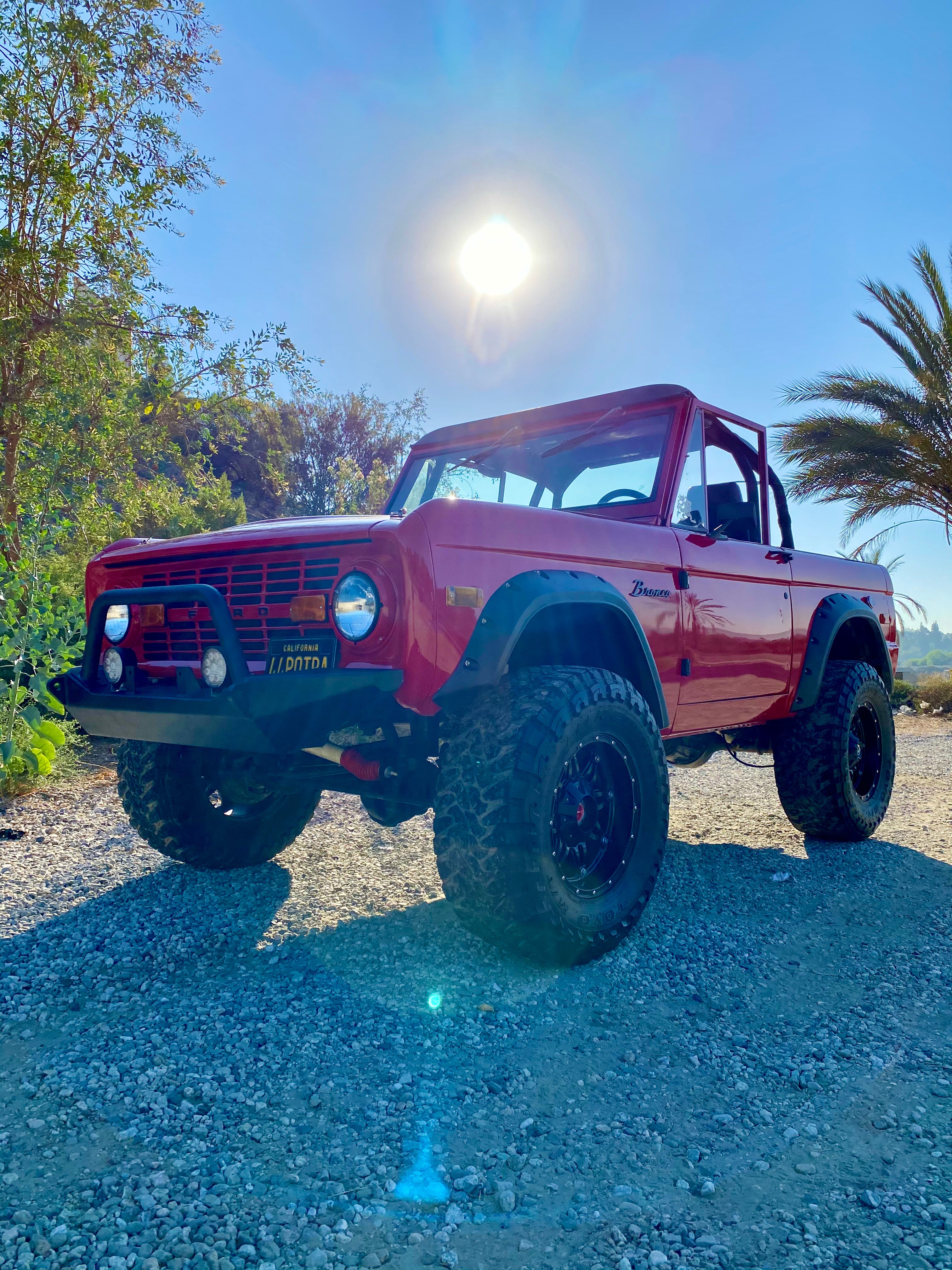 1975 Ford Bronco Viking Red FINE ART PRINT
