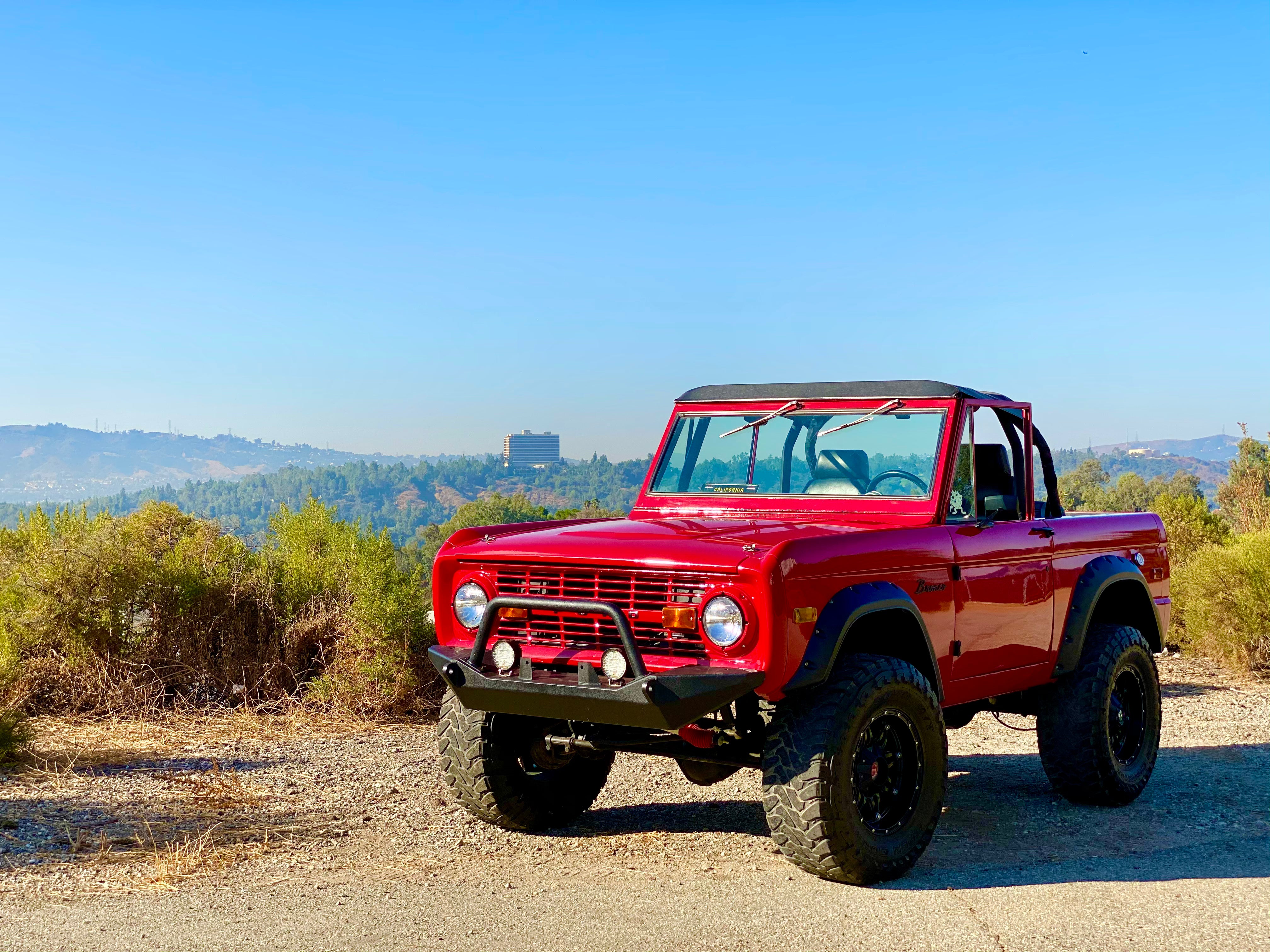 1975 Ford Bronco Viking Red FINE ART PRINT