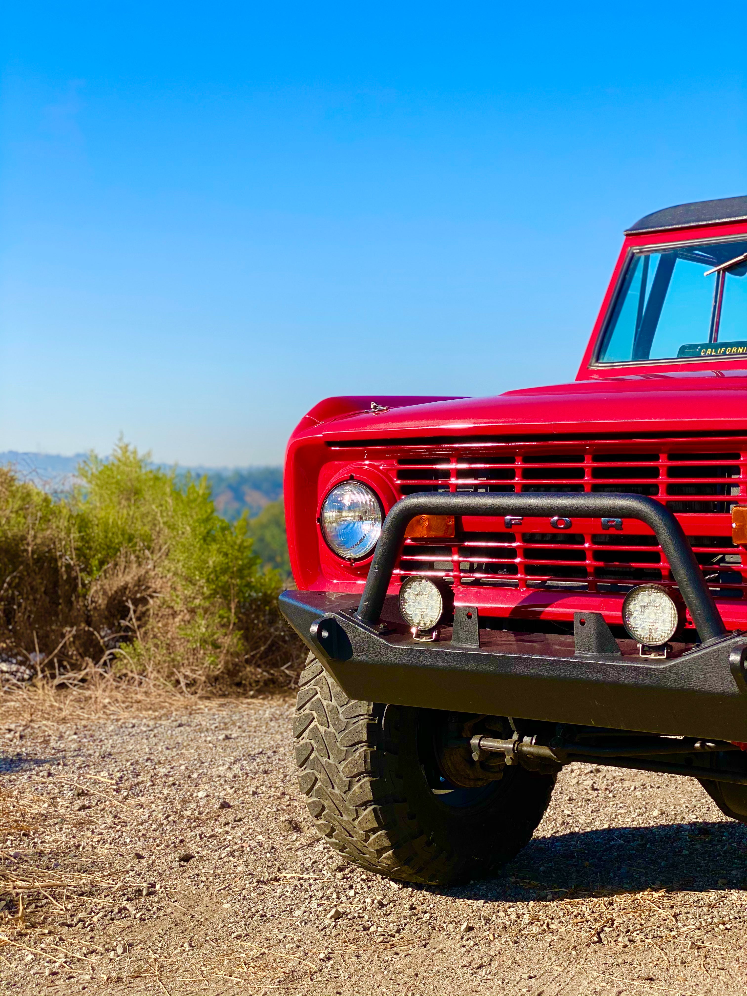 1975 Ford Bronco Viking Red FINE ART PRINT
