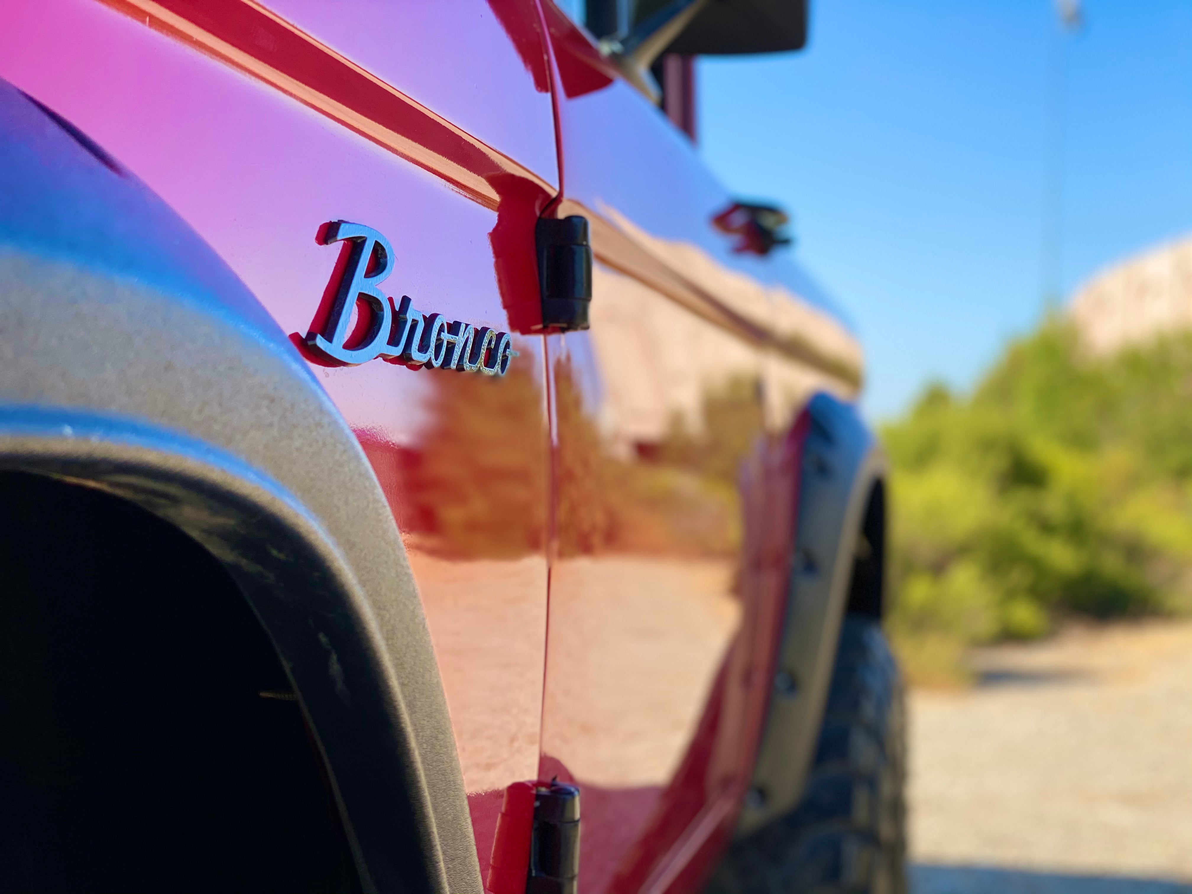 1975 Ford Bronco Viking Red FINE ART PRINT