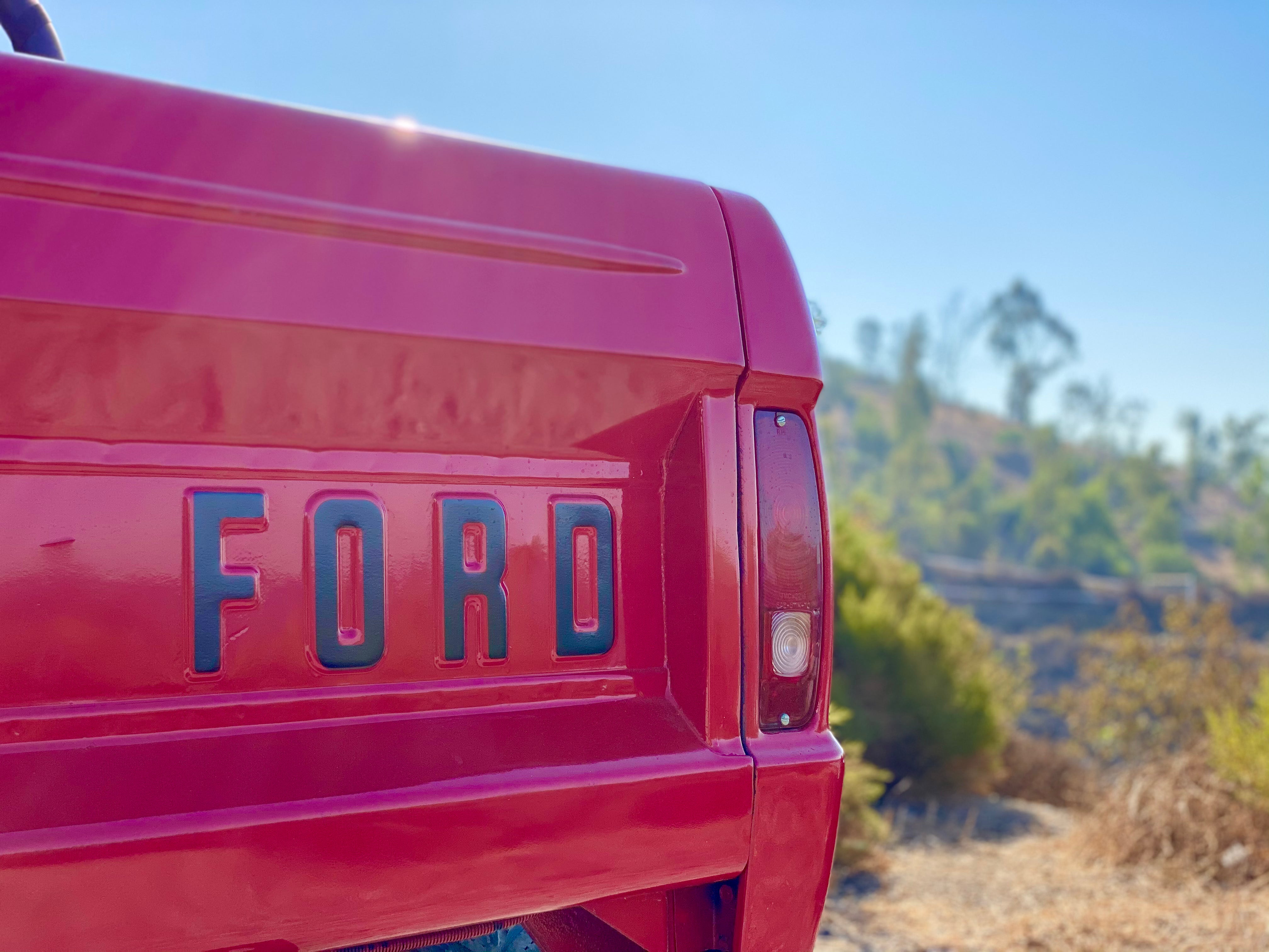 1975 Ford Bronco Viking Red FINE ART PRINT