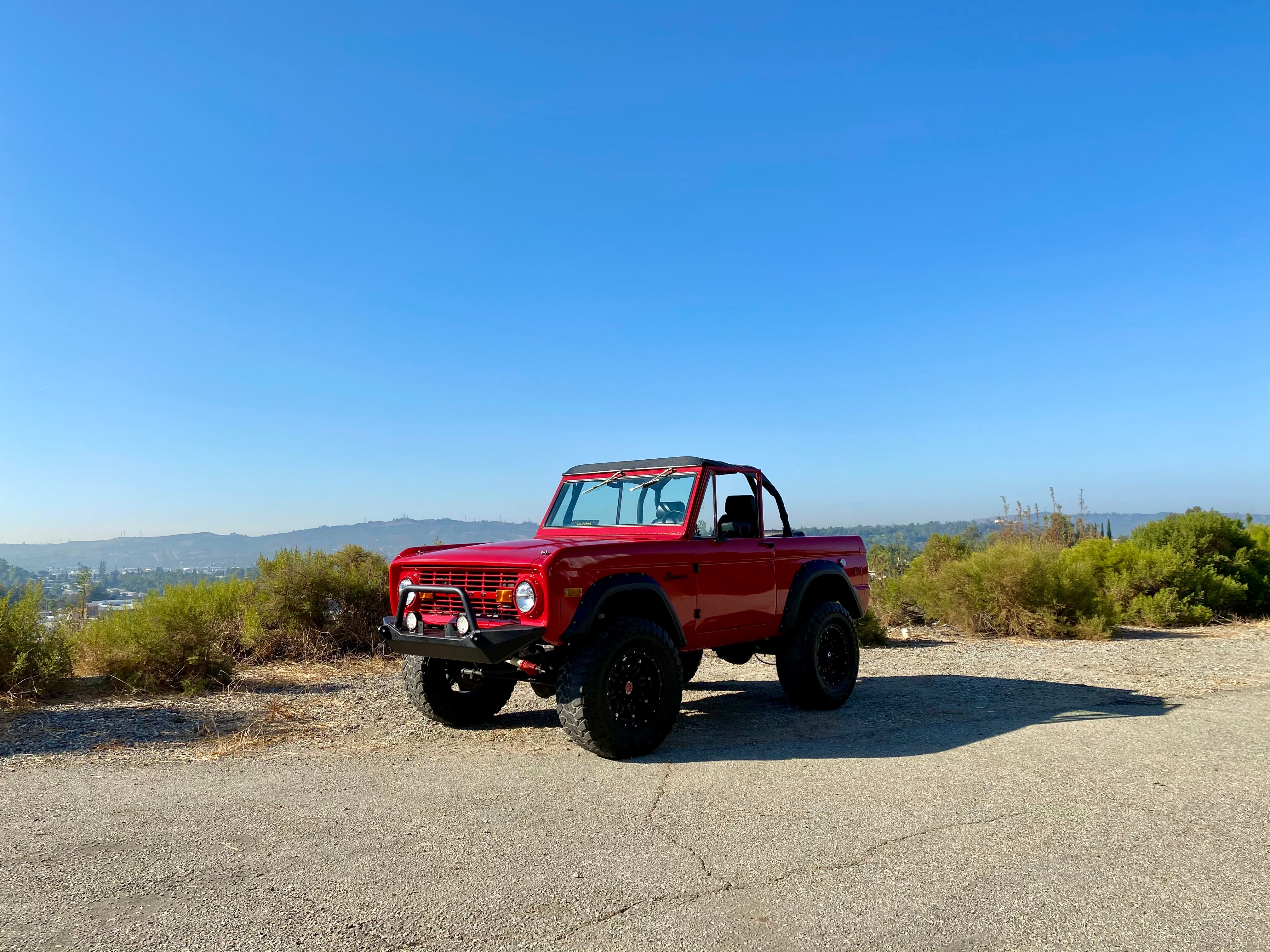 1975 Ford Bronco Viking Red FINE ART PRINT