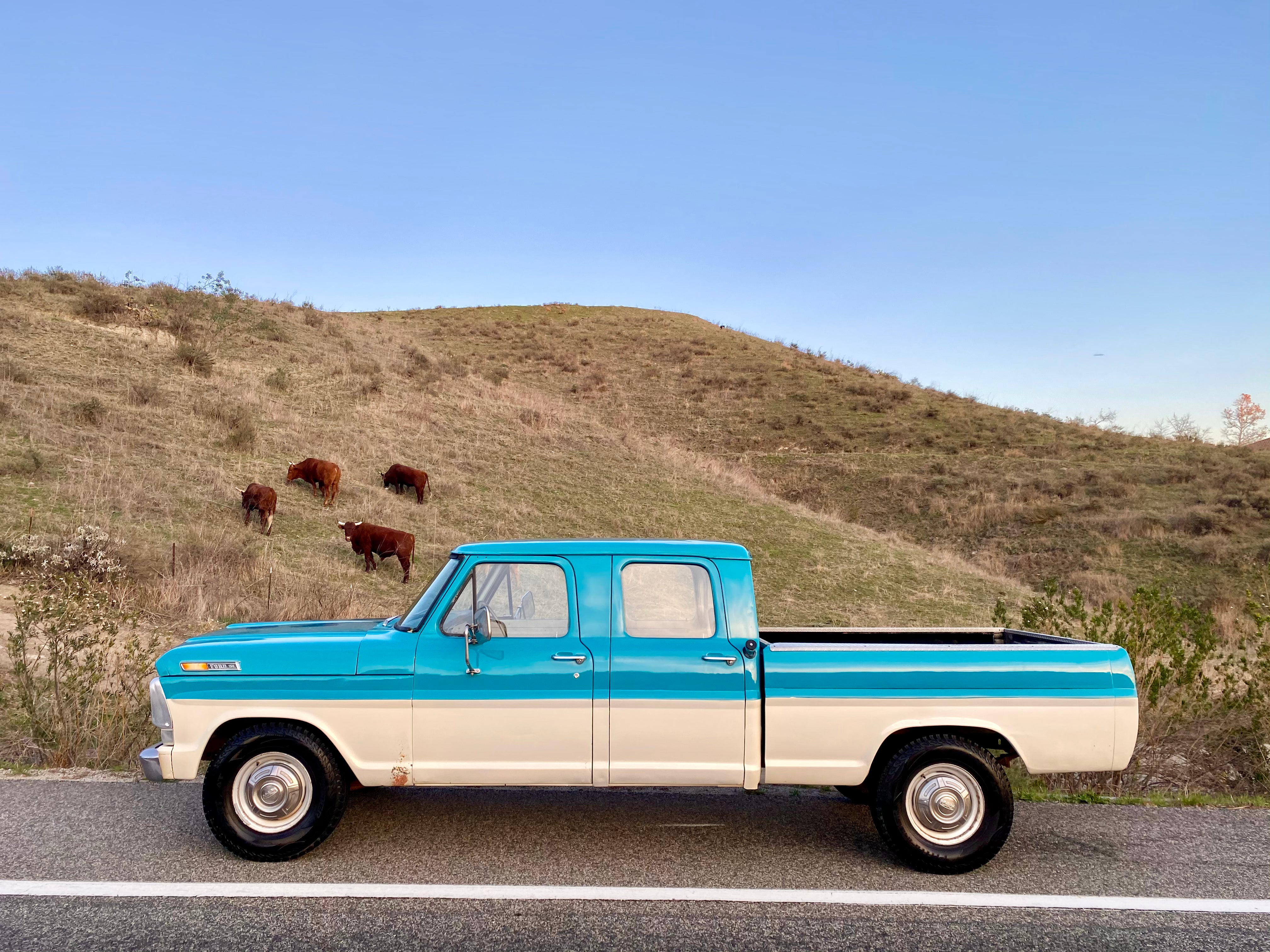 1968 Ford F-250 Crew Cab FINE ART PRINT