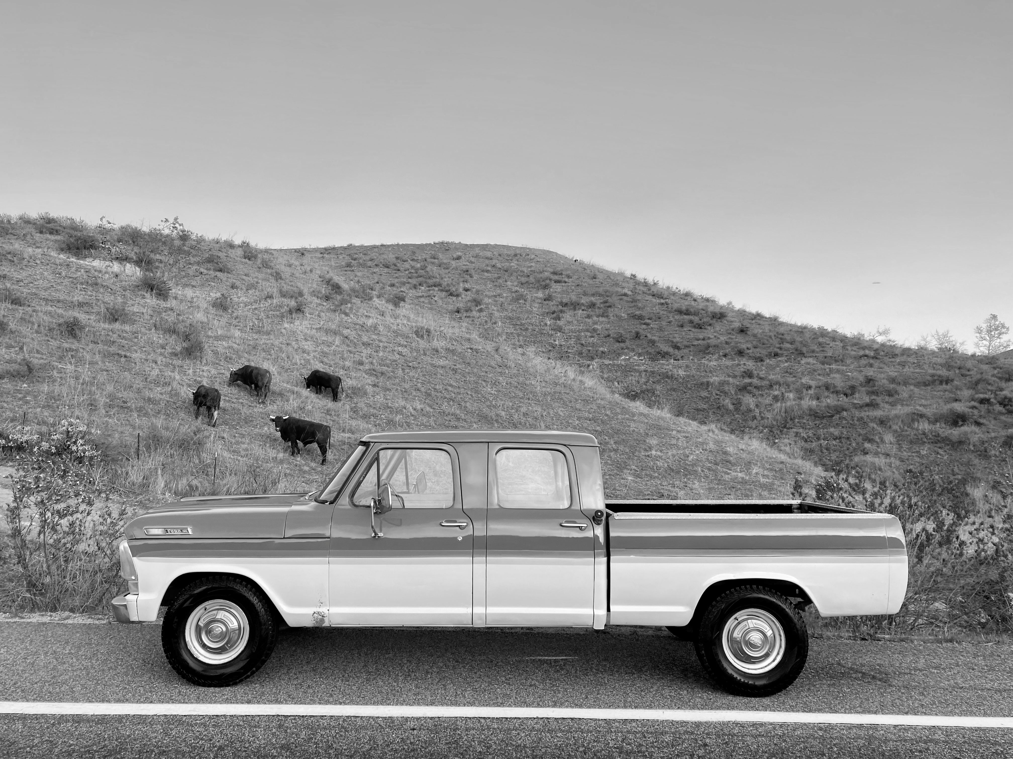 1968 Ford F-250 Crew Cab FINE ART PRINT