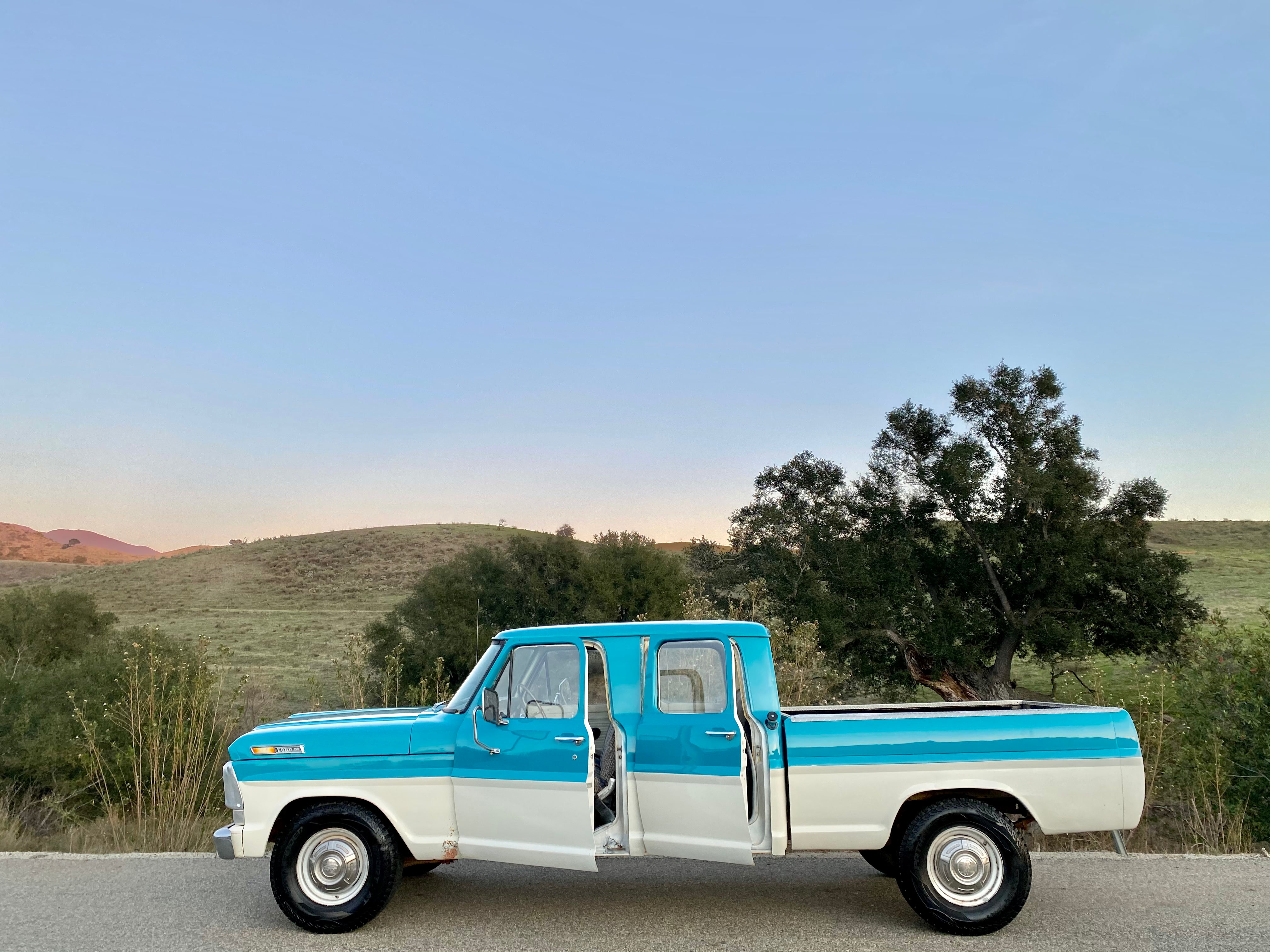 1968 Ford F-250 Crew Cab FINE ART PRINT