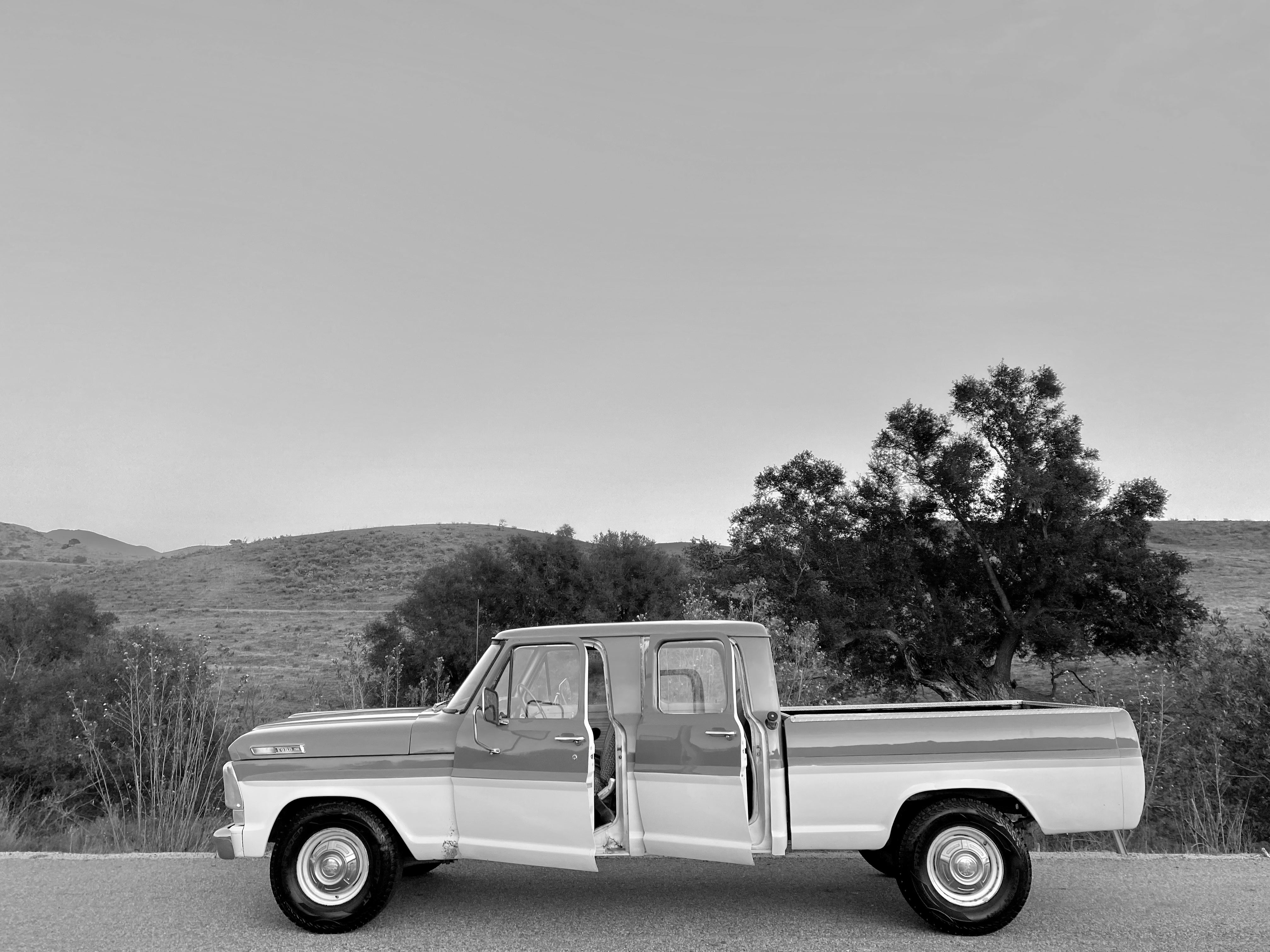 1968 Ford F-250 Crew Cab FINE ART PRINT