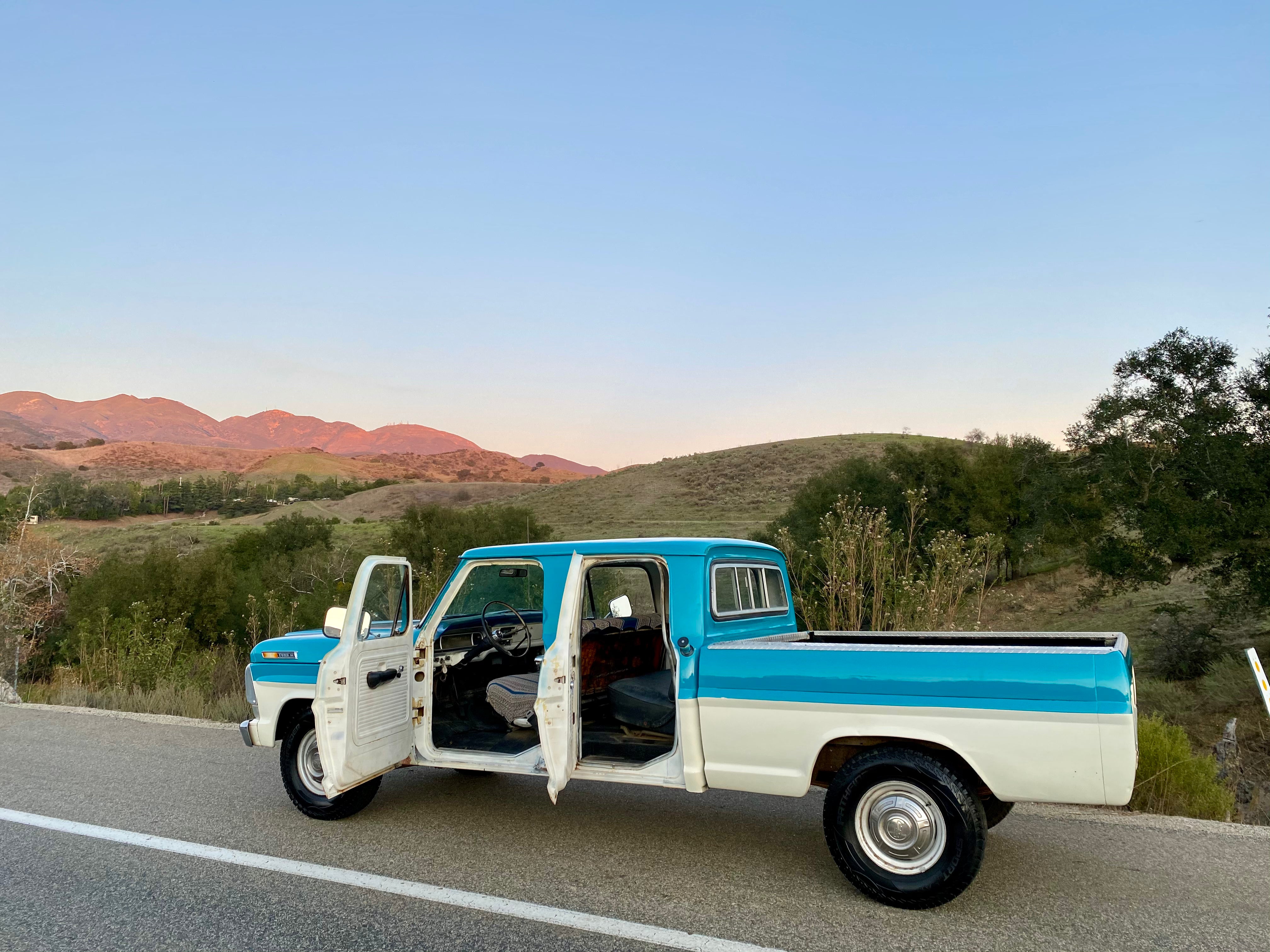 1968 Ford F-250 Crew Cab FINE ART PRINT