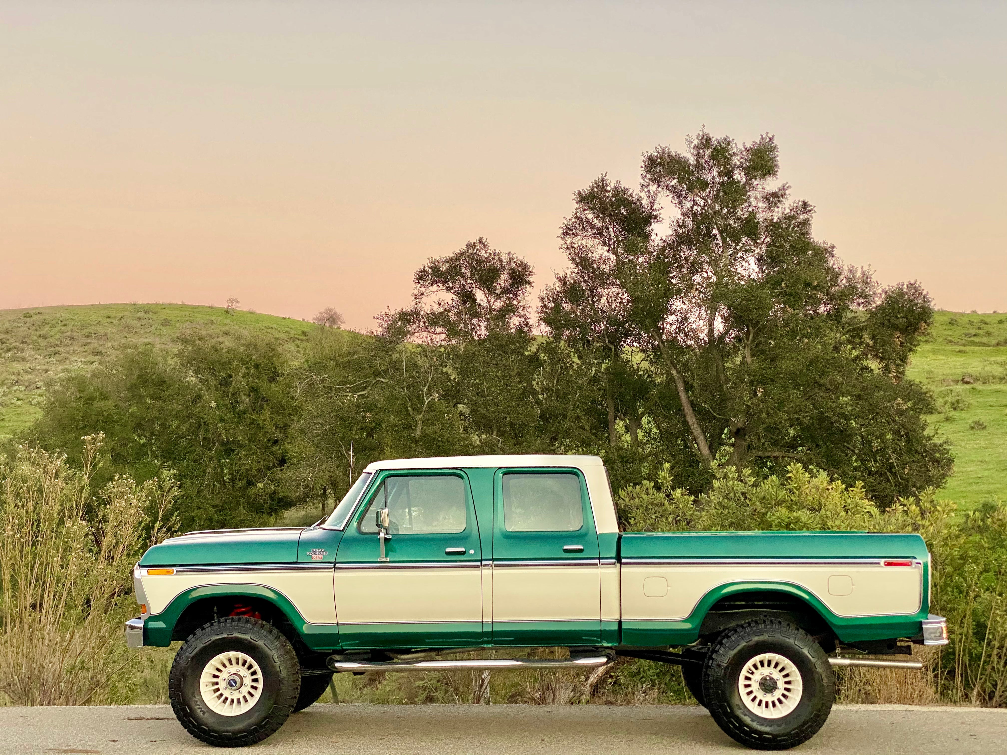 1978 Ford F-250 Crew Cab 4x4 Green FINE ART PRINT