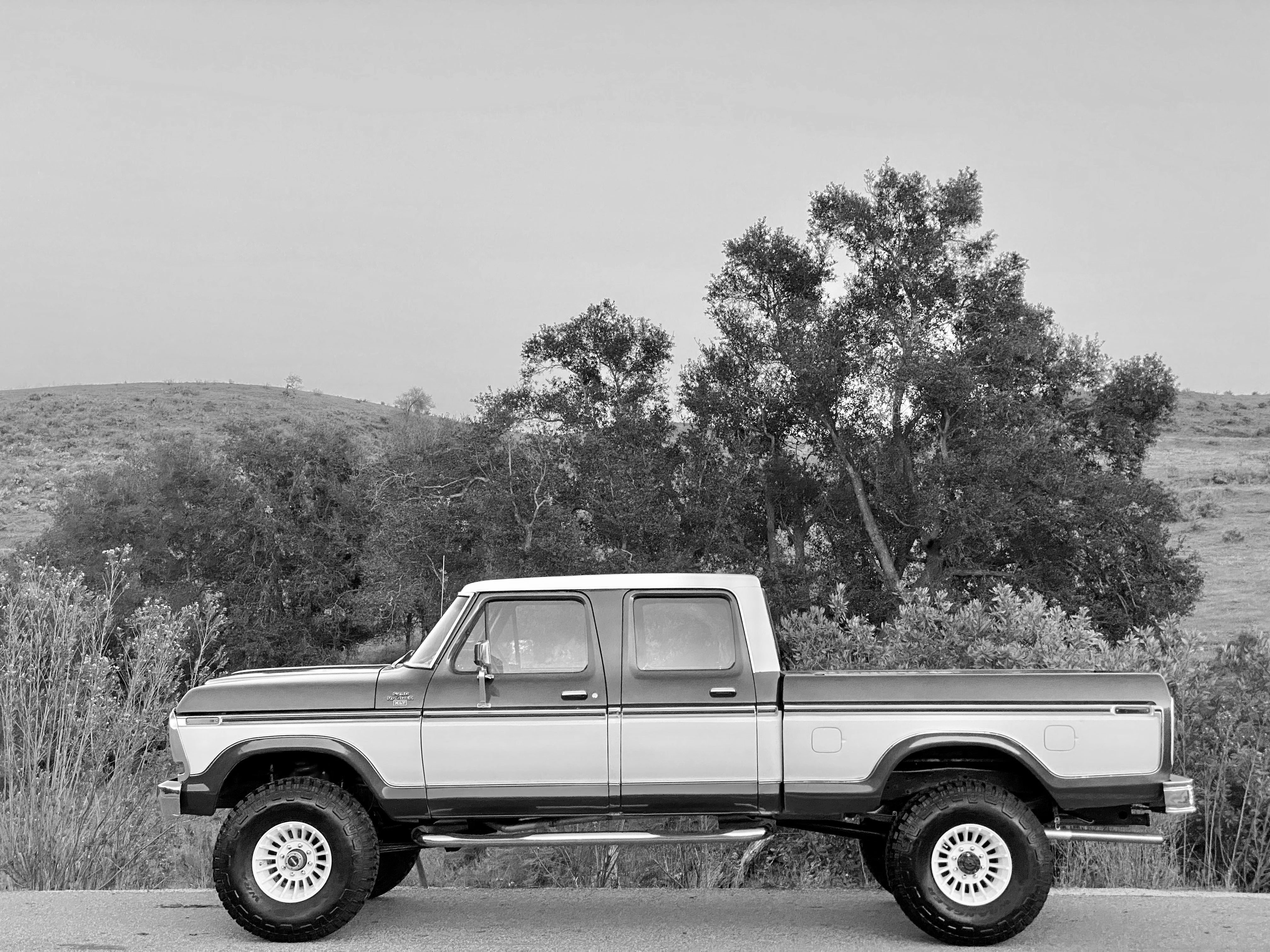 1978 Ford F-250 Crew Cab 4x4 Green FINE ART PRINT