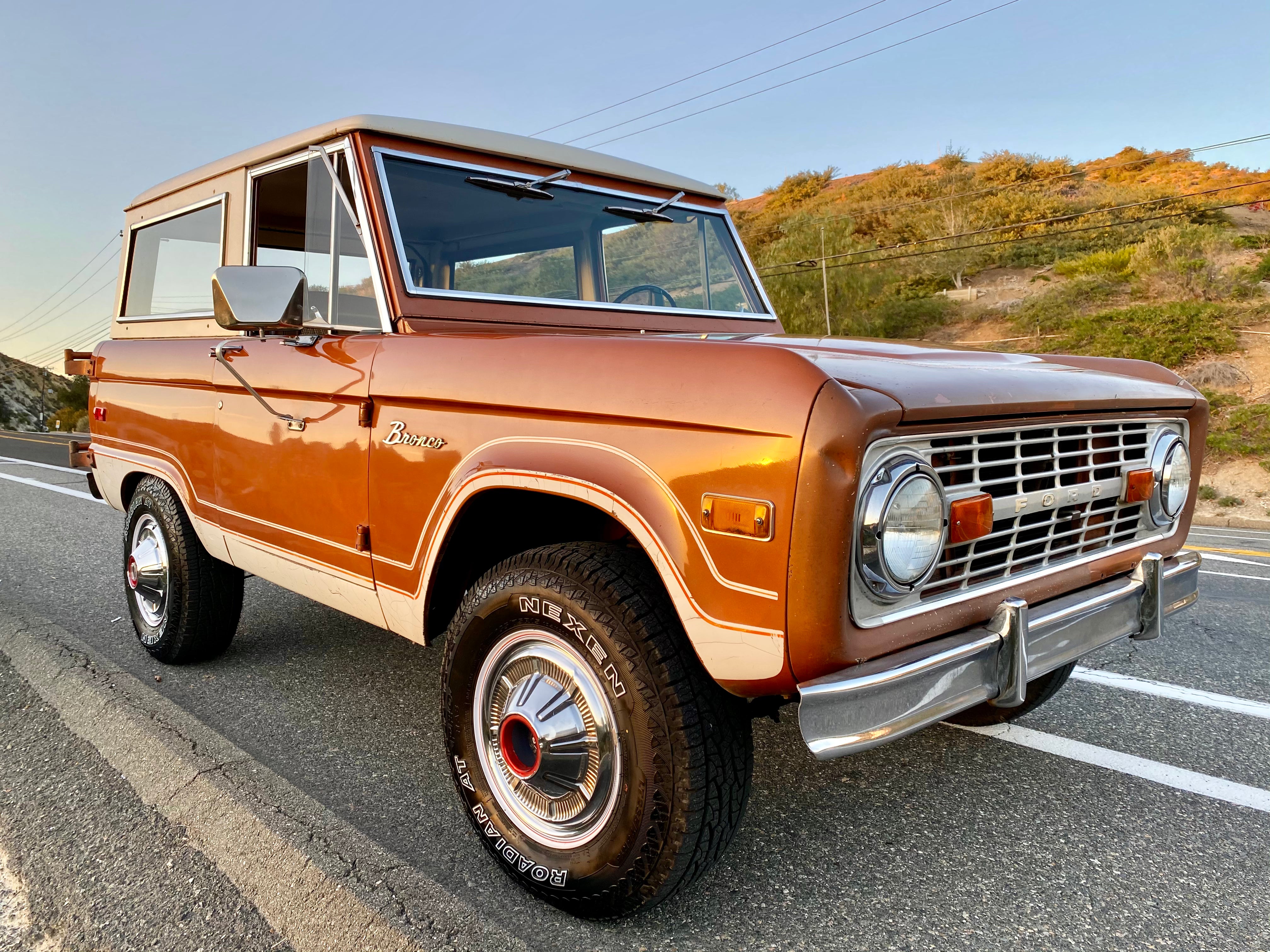 1975 Ford Bronco Copper FINE ART PRINT