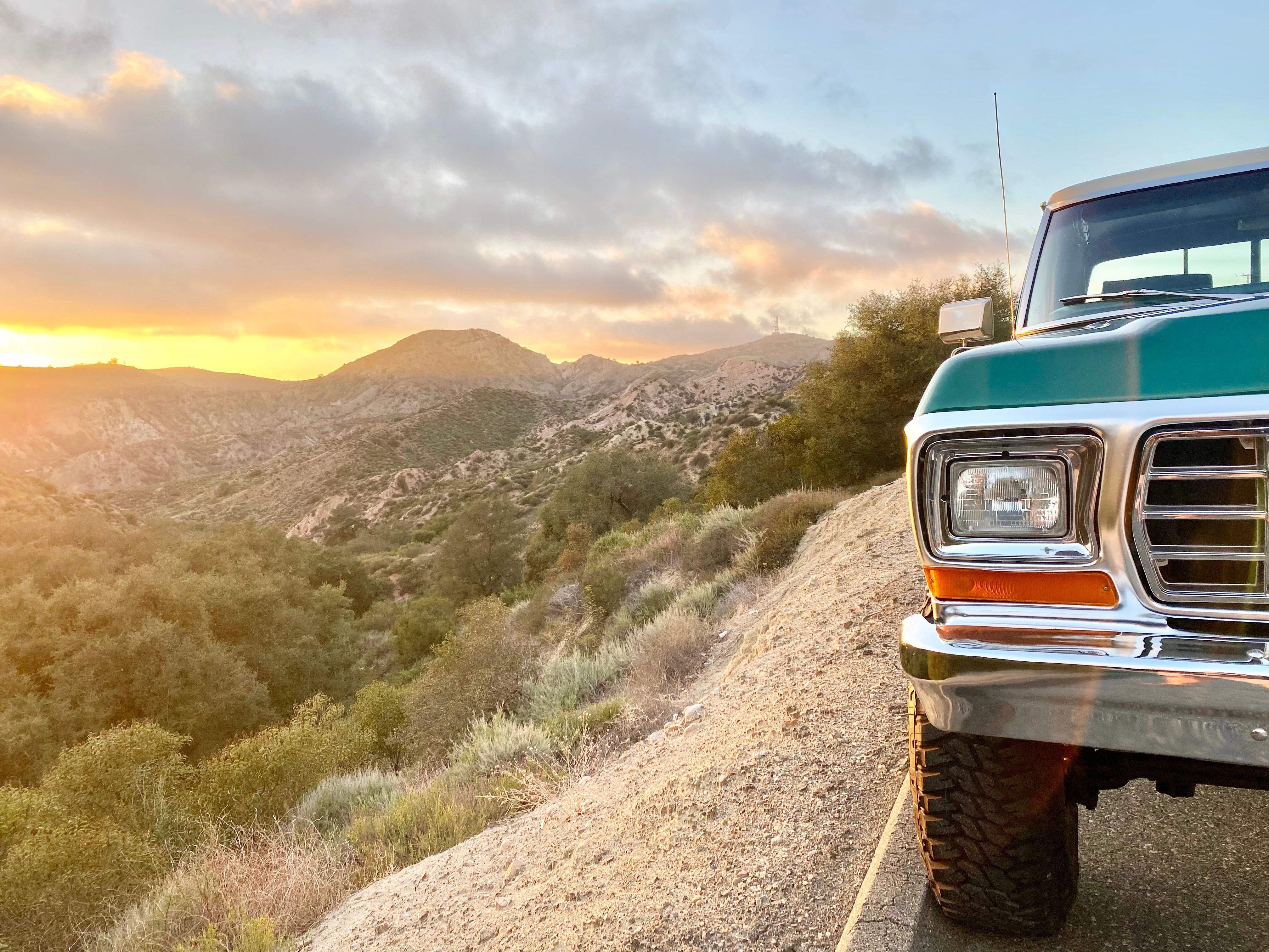 1978 Ford F-250 Crew Cab 4x4 Green FINE ART PRINT