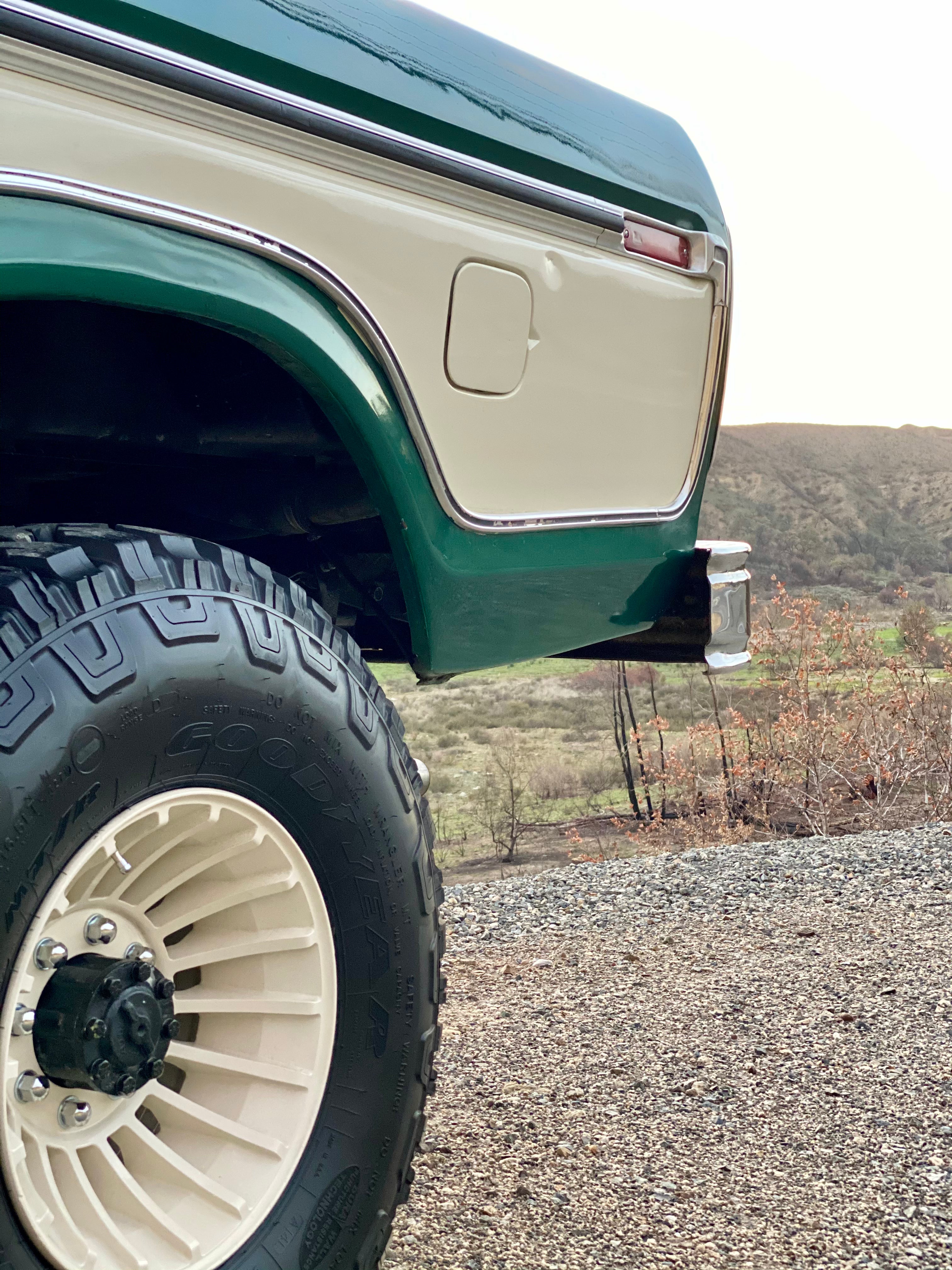 1978 Ford F-250 Crew Cab 4x4 Green FINE ART PRINT