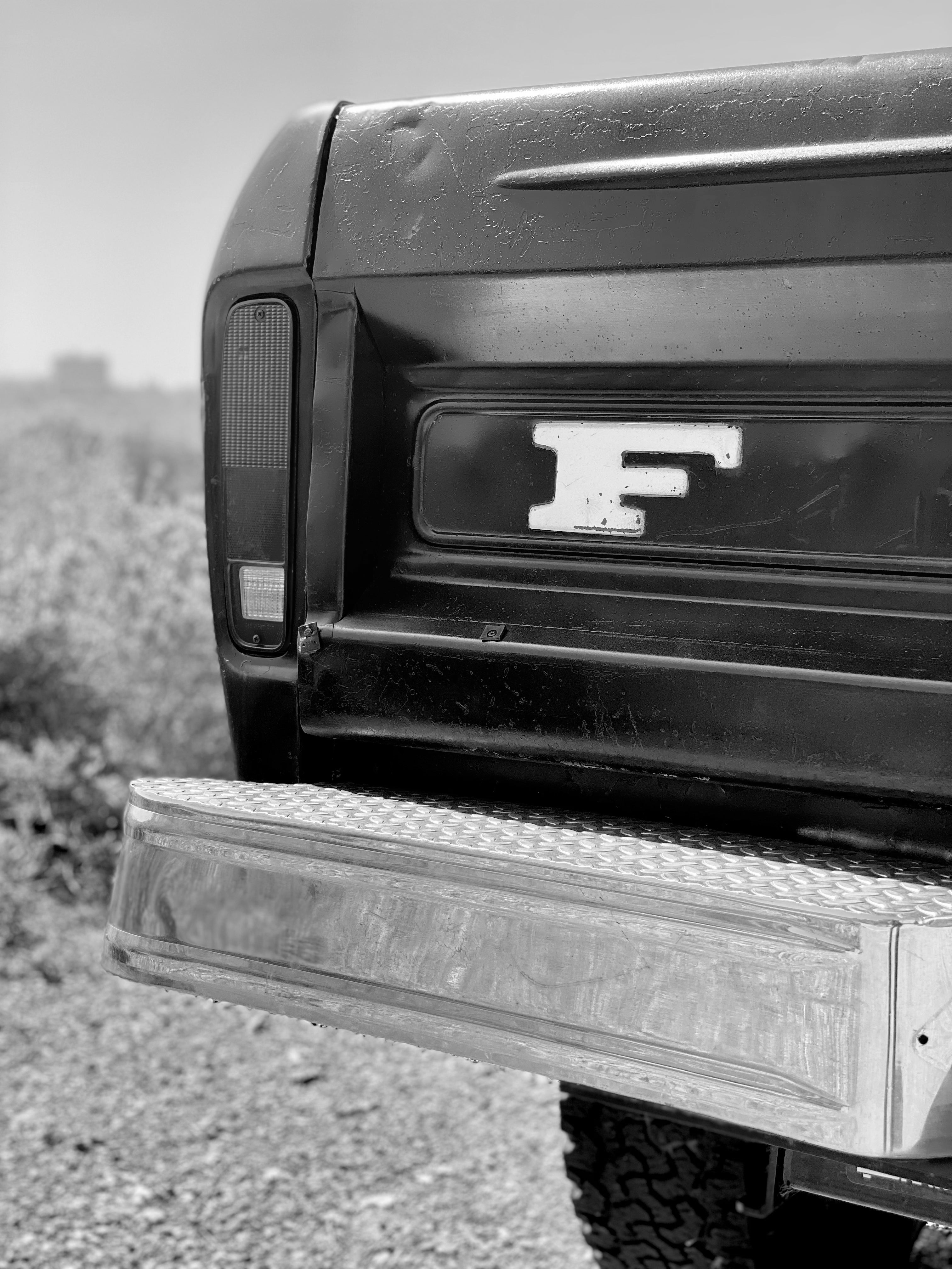 1976 Ford F-250 4x4 Raven Black FINE ART PRINT
