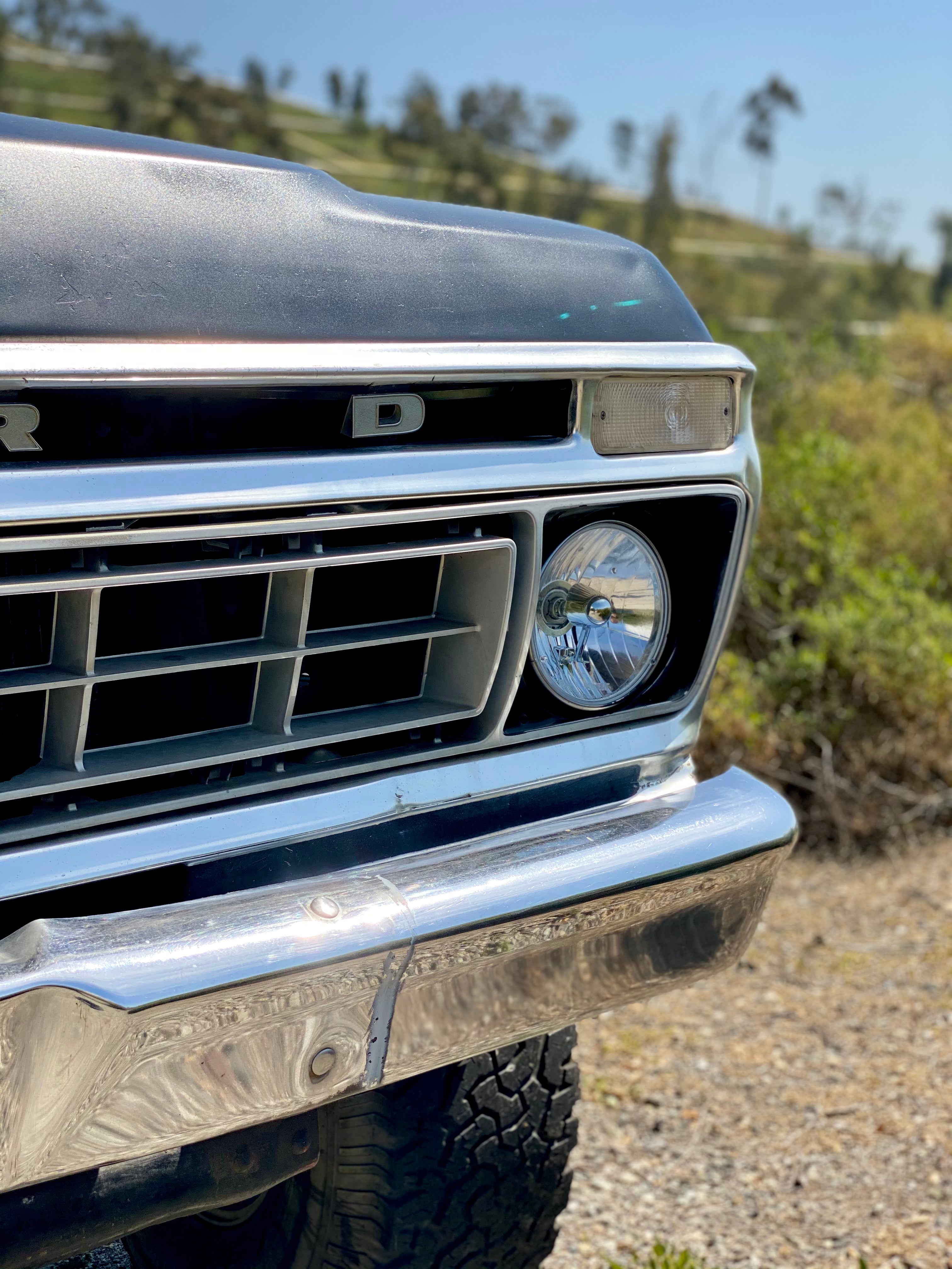 1976 Ford F-250 4x4 Raven Black FINE ART PRINT