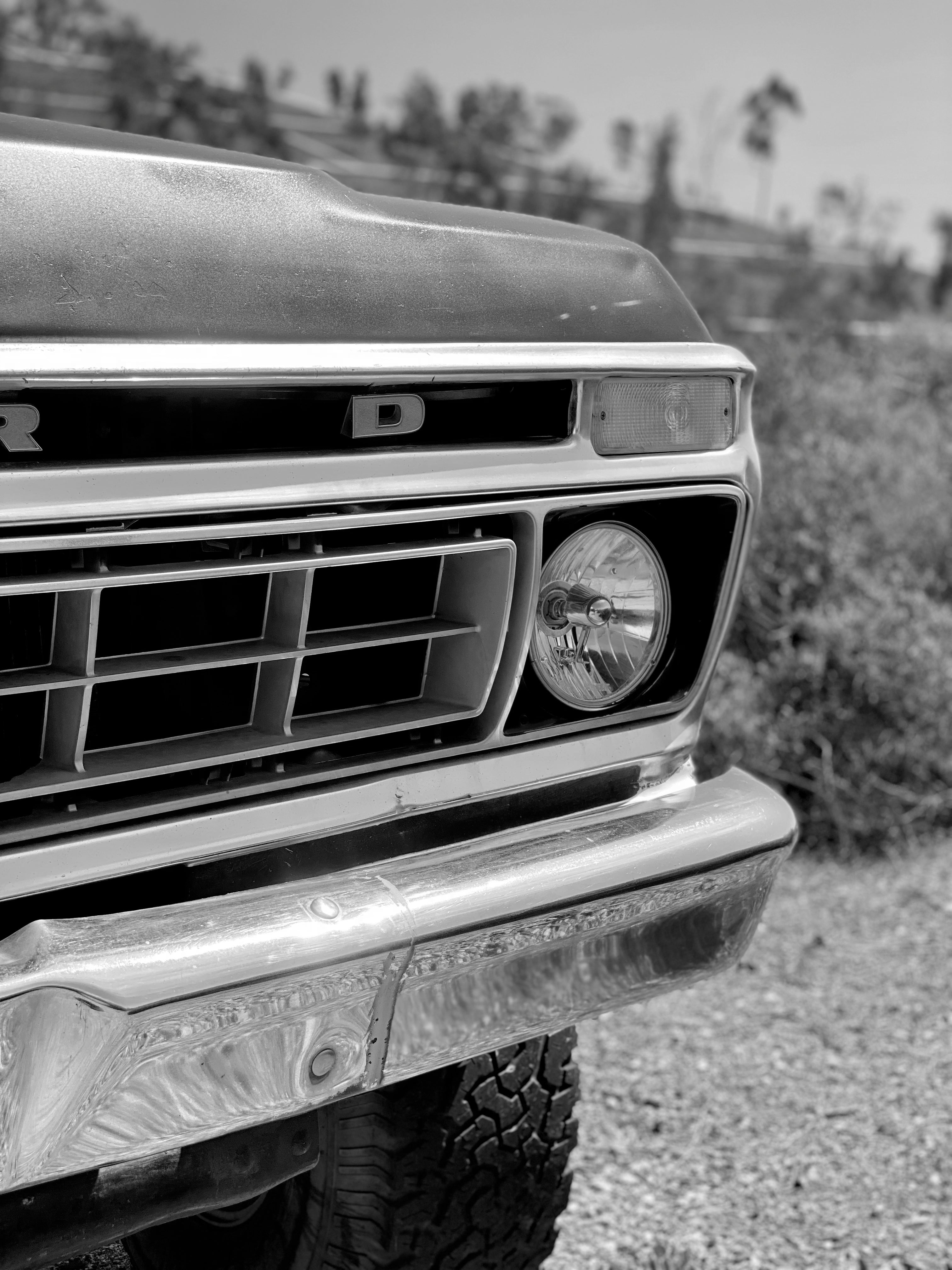 1976 Ford F-250 4x4 Raven Black FINE ART PRINT