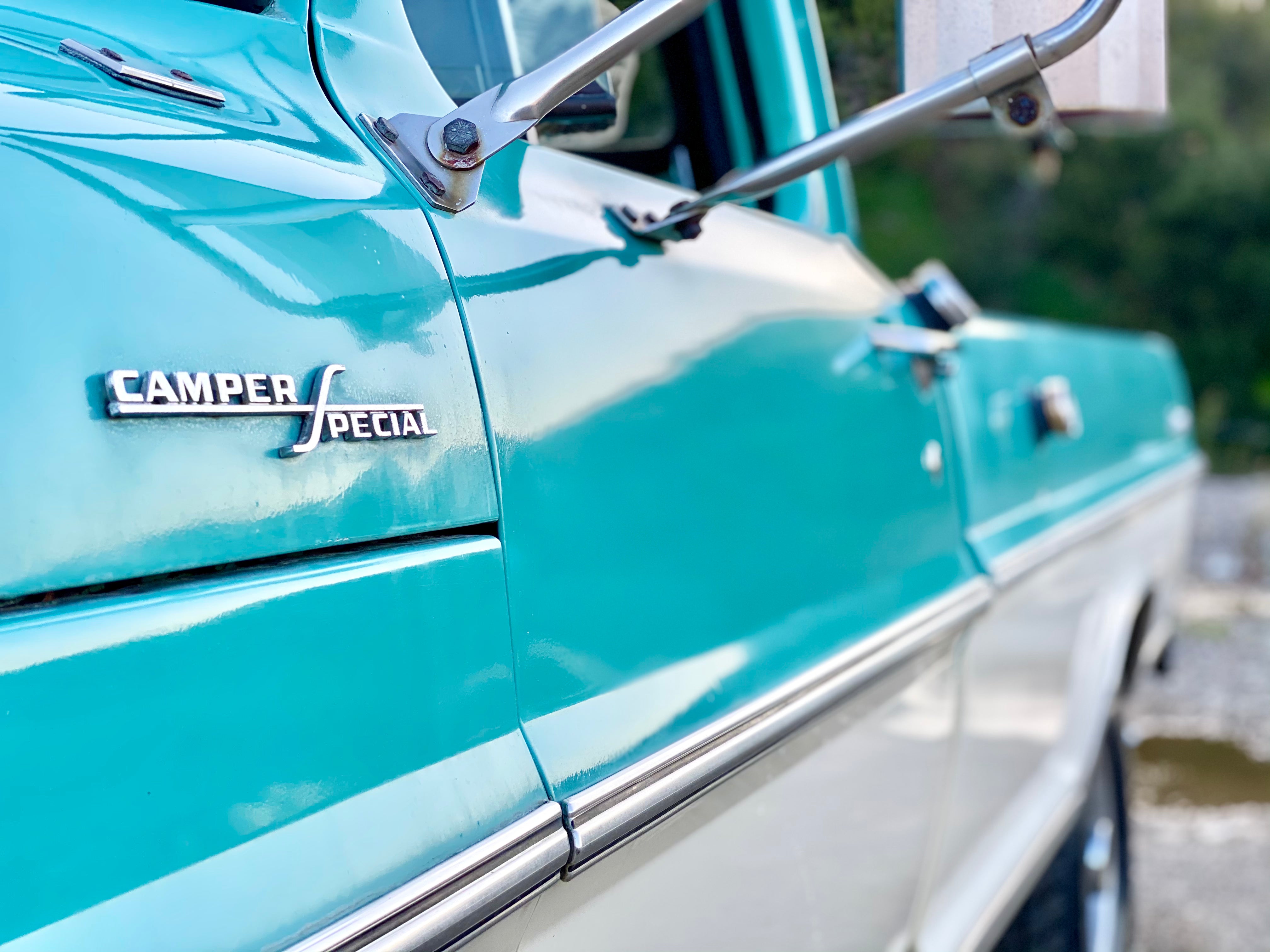 1967 Ford F-250 Lunar Green Camper Special FINE ART PRINT