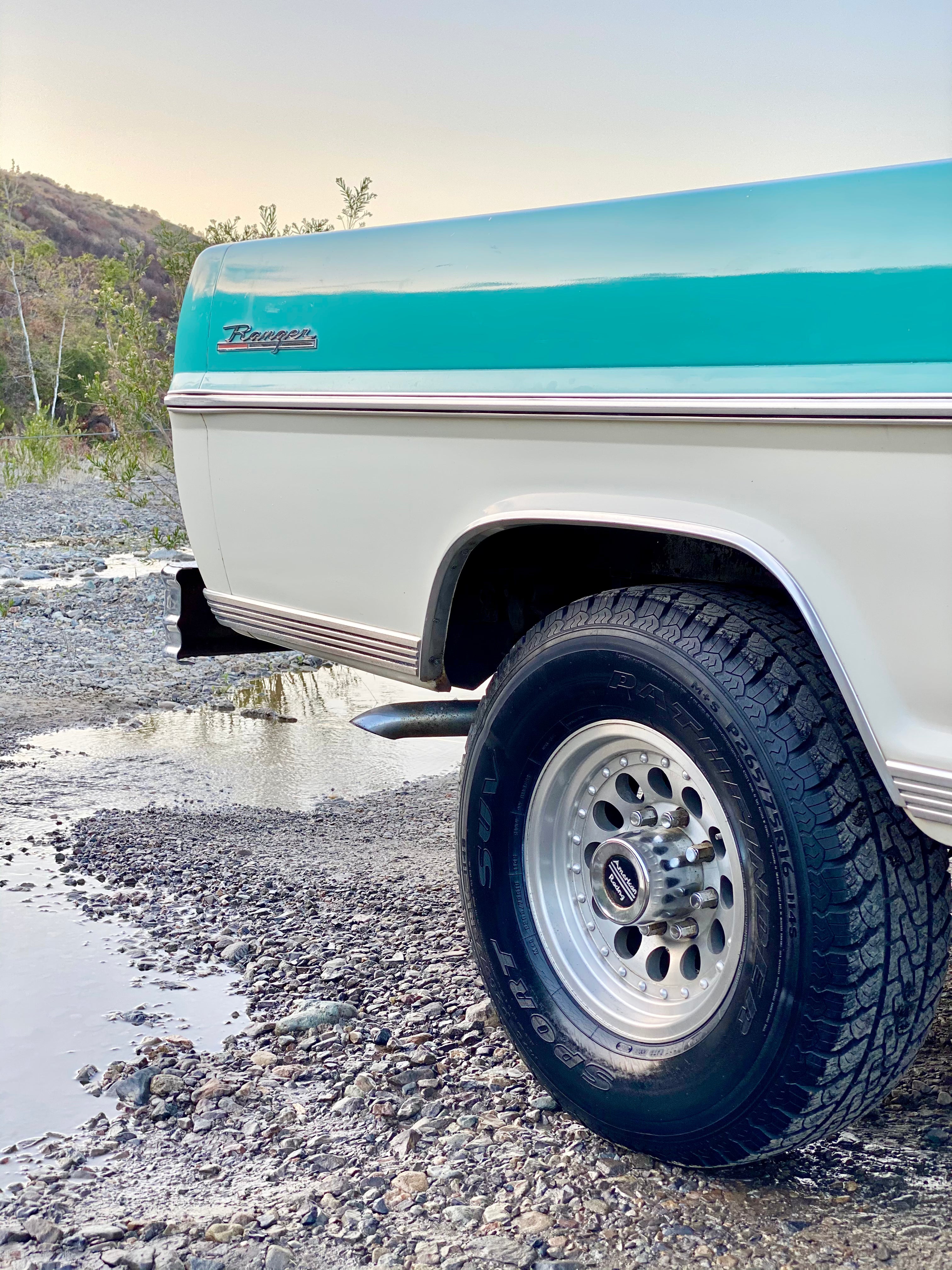 1967 Ford F-250 Lunar Green Camper Special FINE ART PRINT