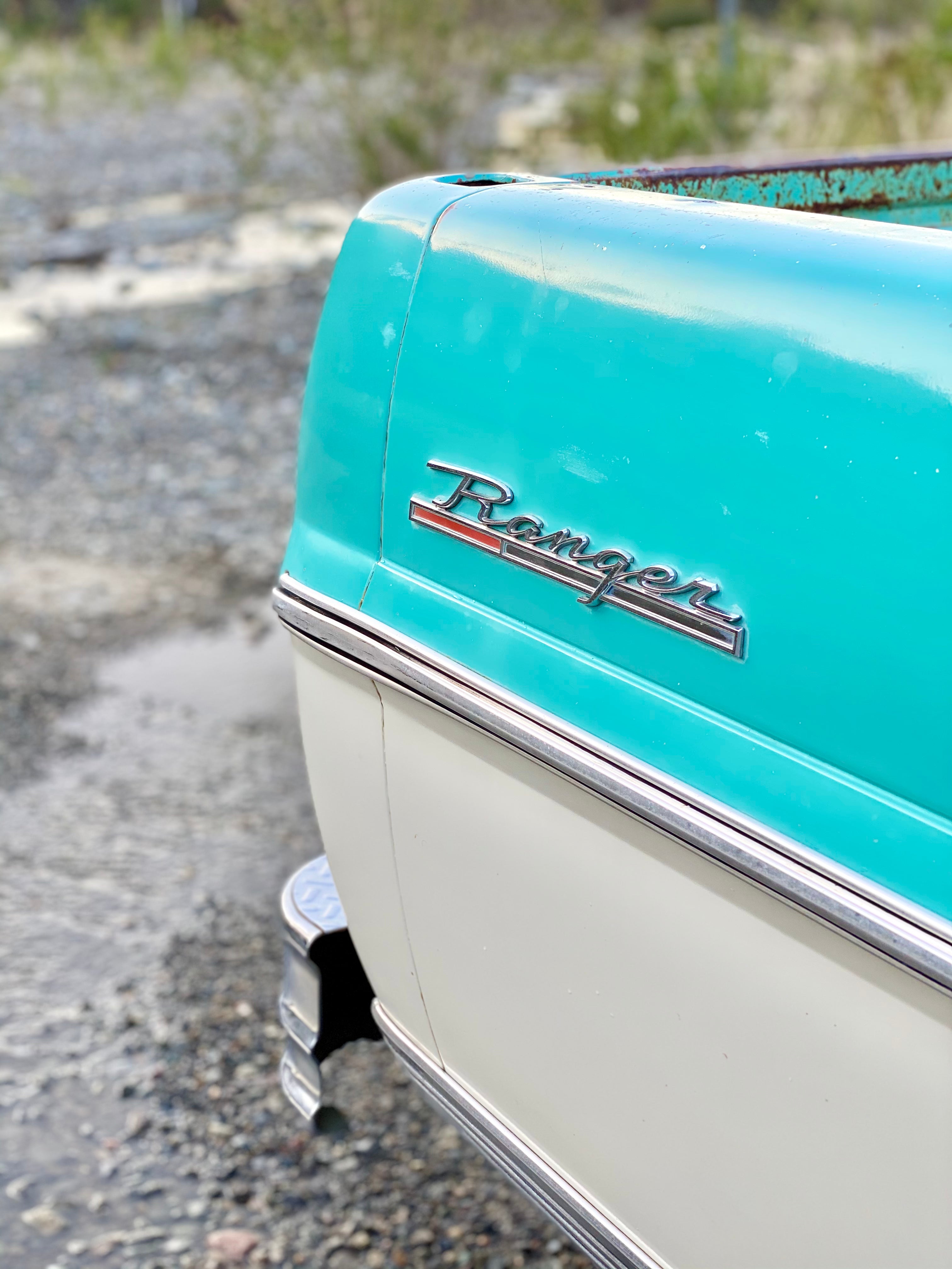 1967 Ford F-250 Lunar Green Camper Special FINE ART PRINT