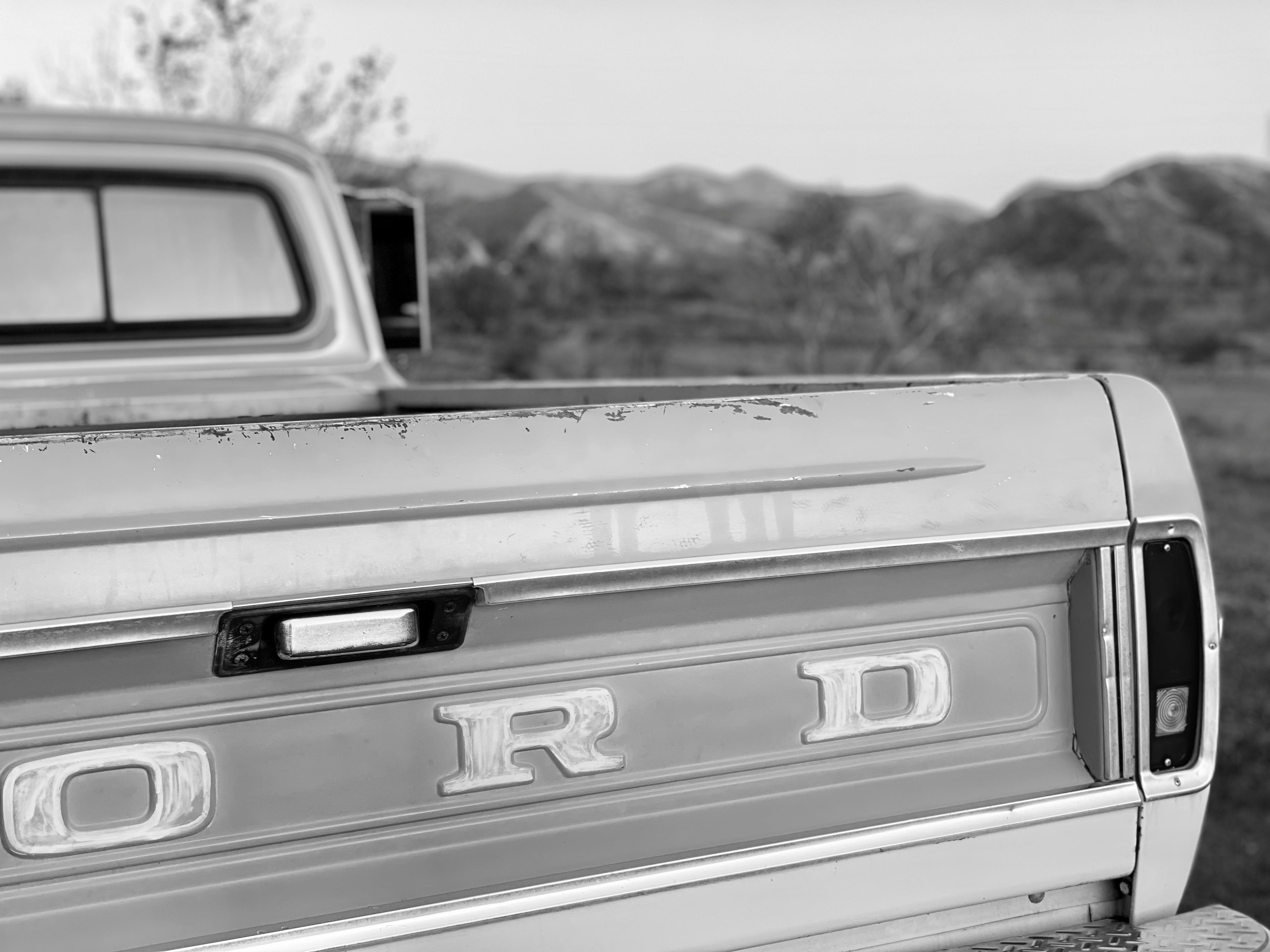 1967 Ford F-250 Lunar Green Camper Special FINE ART PRINT