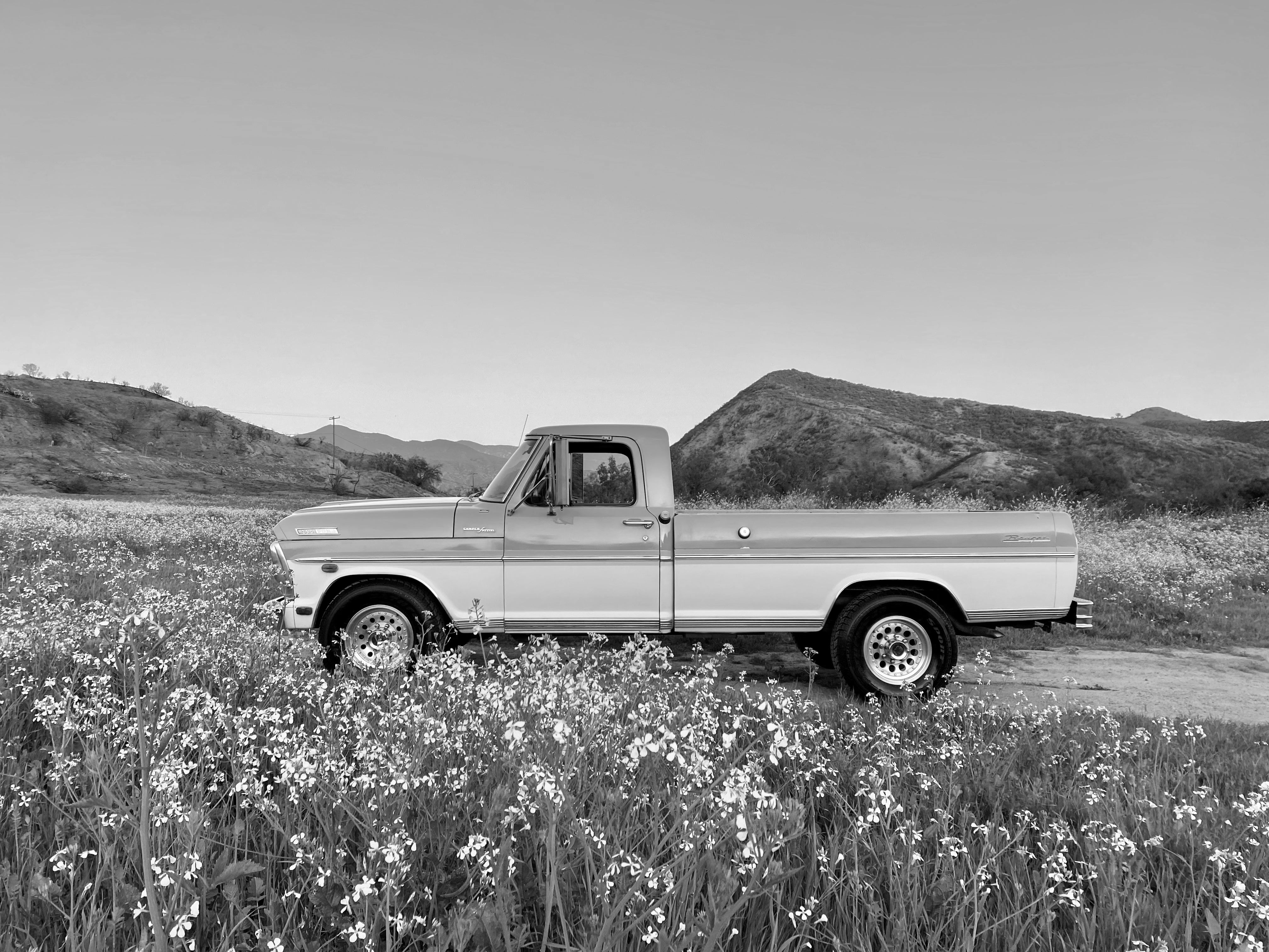 1967 Ford F-250 Lunar Green Camper Special FINE ART PRINT