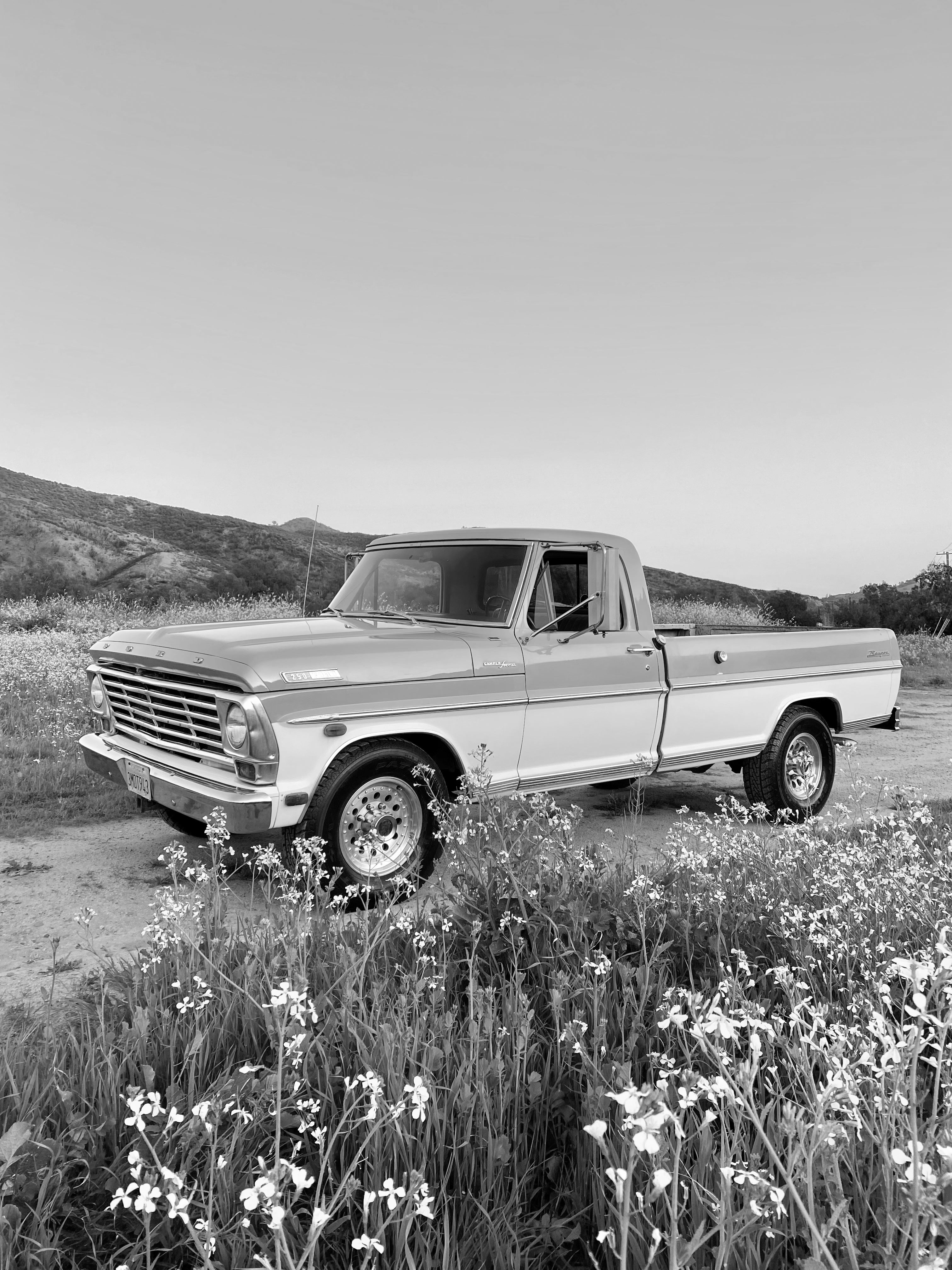 1967 Ford F-250 Lunar Green Camper Special FINE ART PRINT