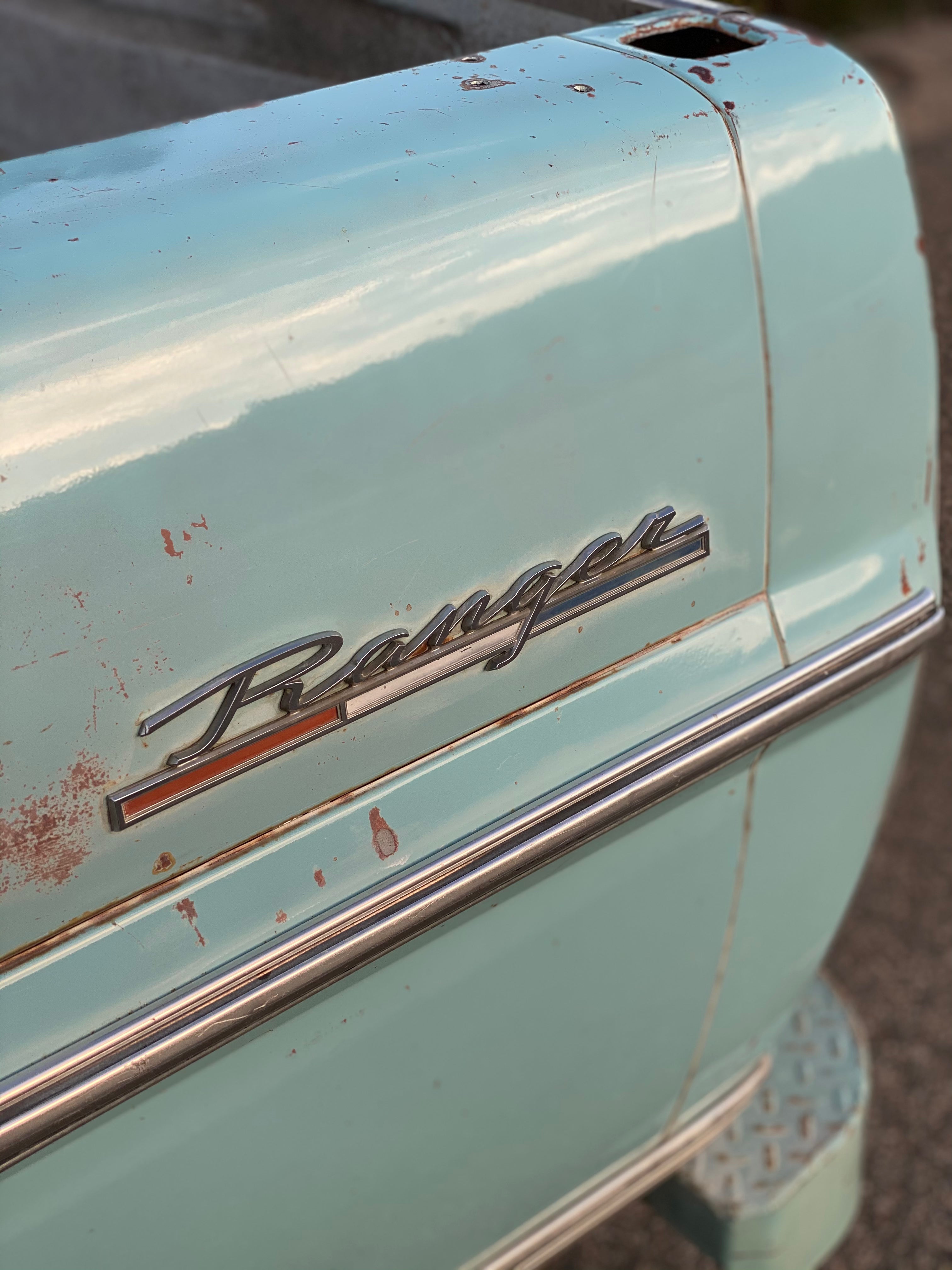 1967 Ford F-100 Frost Turquoise FINE ART PRINT