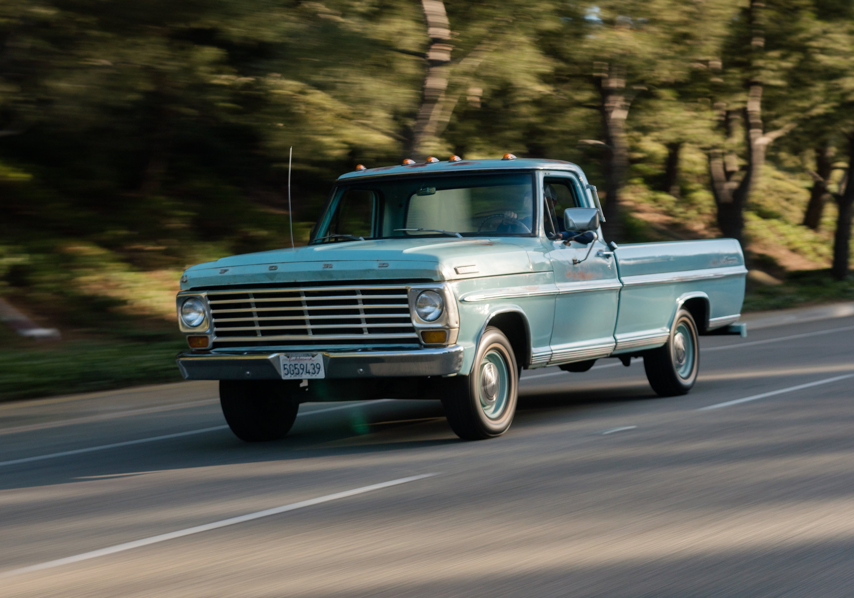 1967 Ford F-100 Frost Turquoise FINE ART PRINT