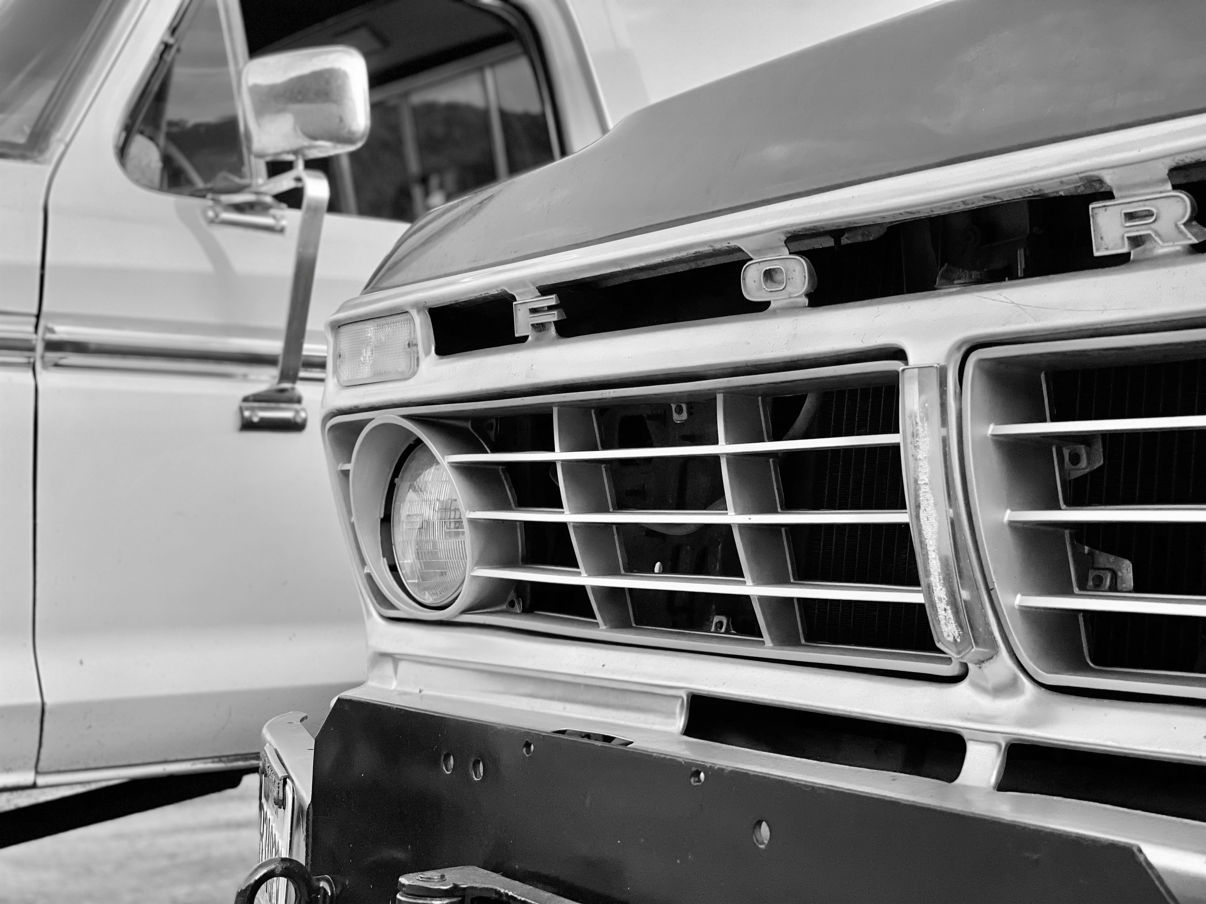 1975 Ford F-250 Highboy Red/Black FINE ART PRINT