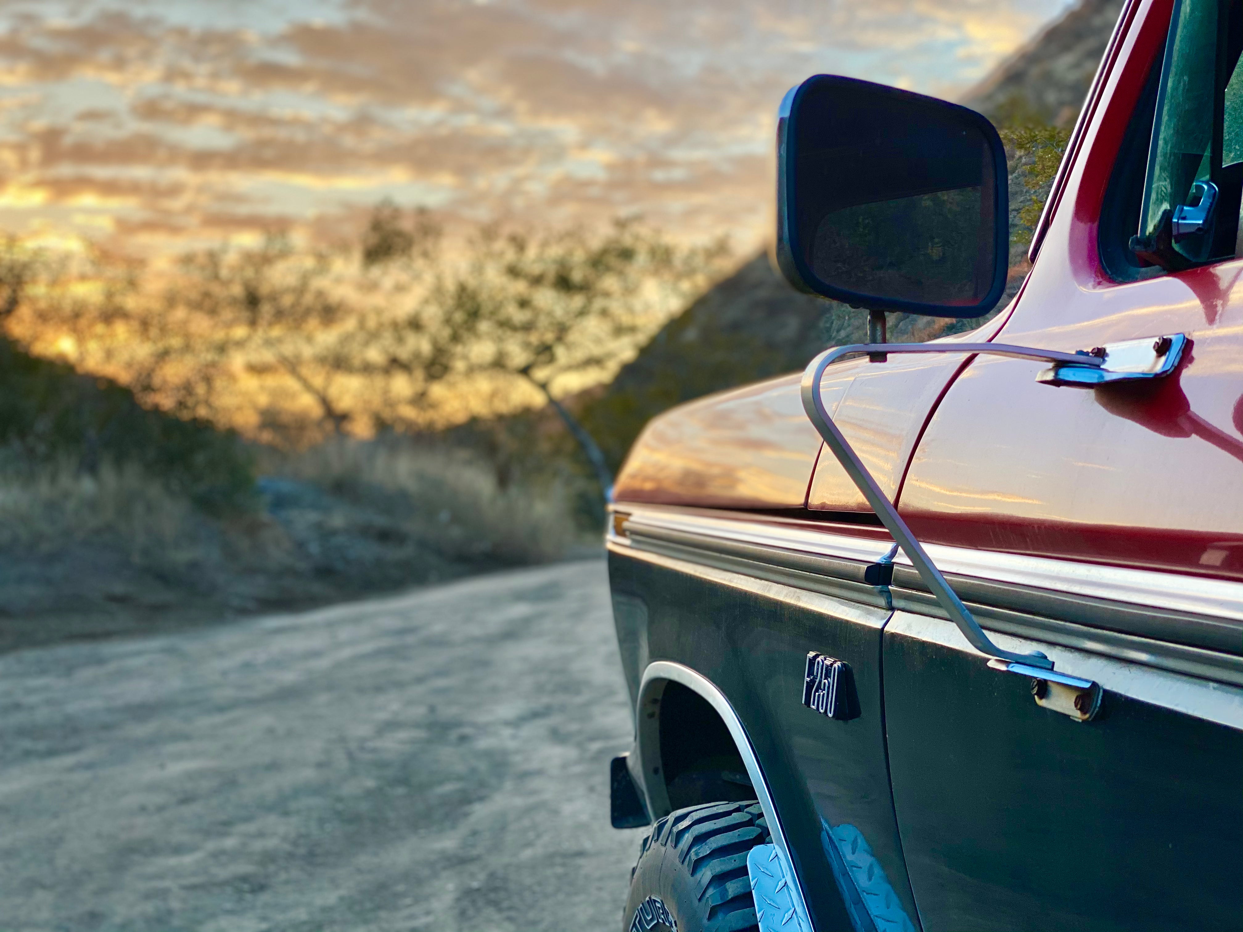 1975 Ford F-250 Highboy Red/Black FINE ART PRINT