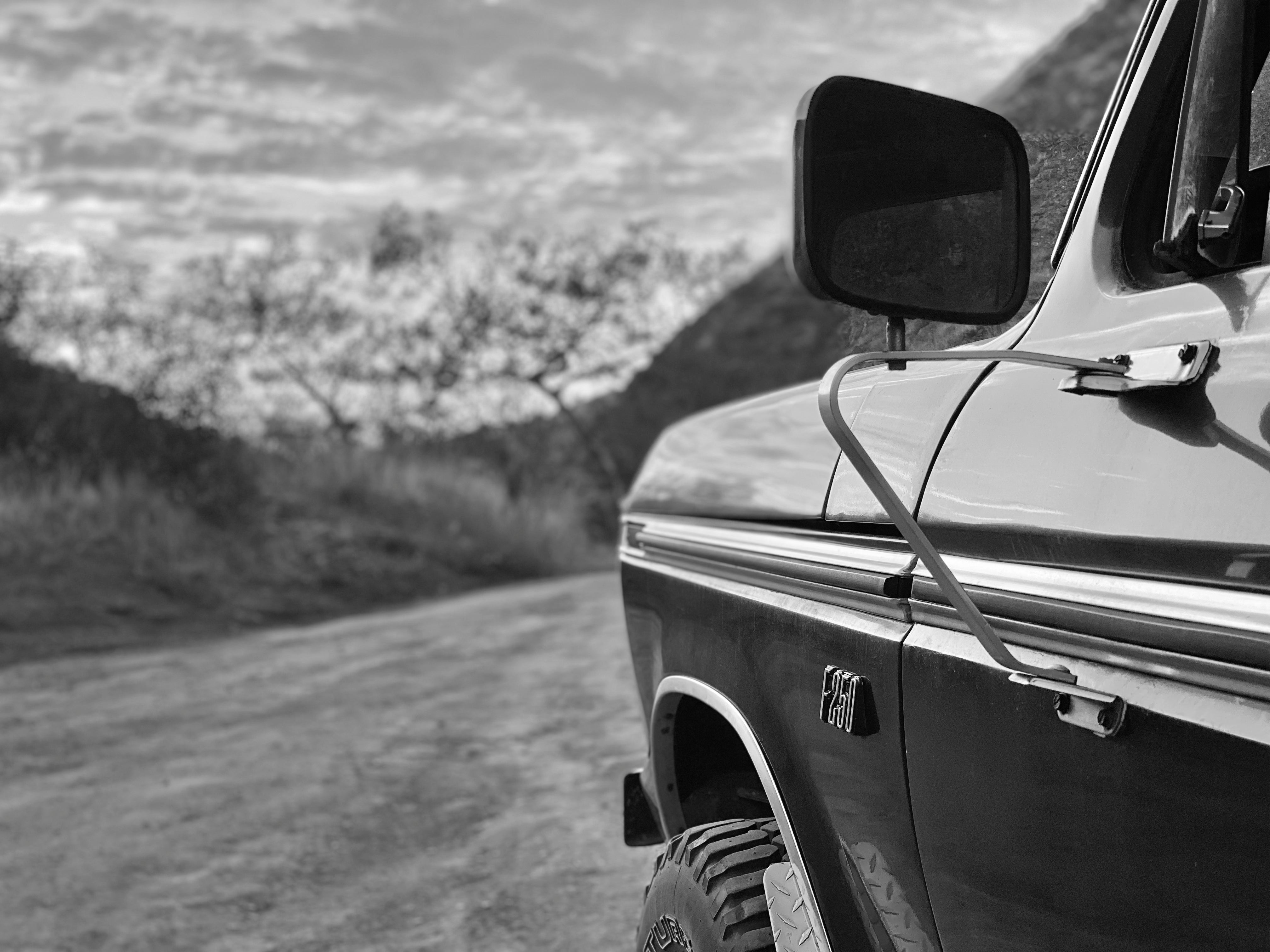 1975 Ford F-250 Highboy Red/Black FINE ART PRINT