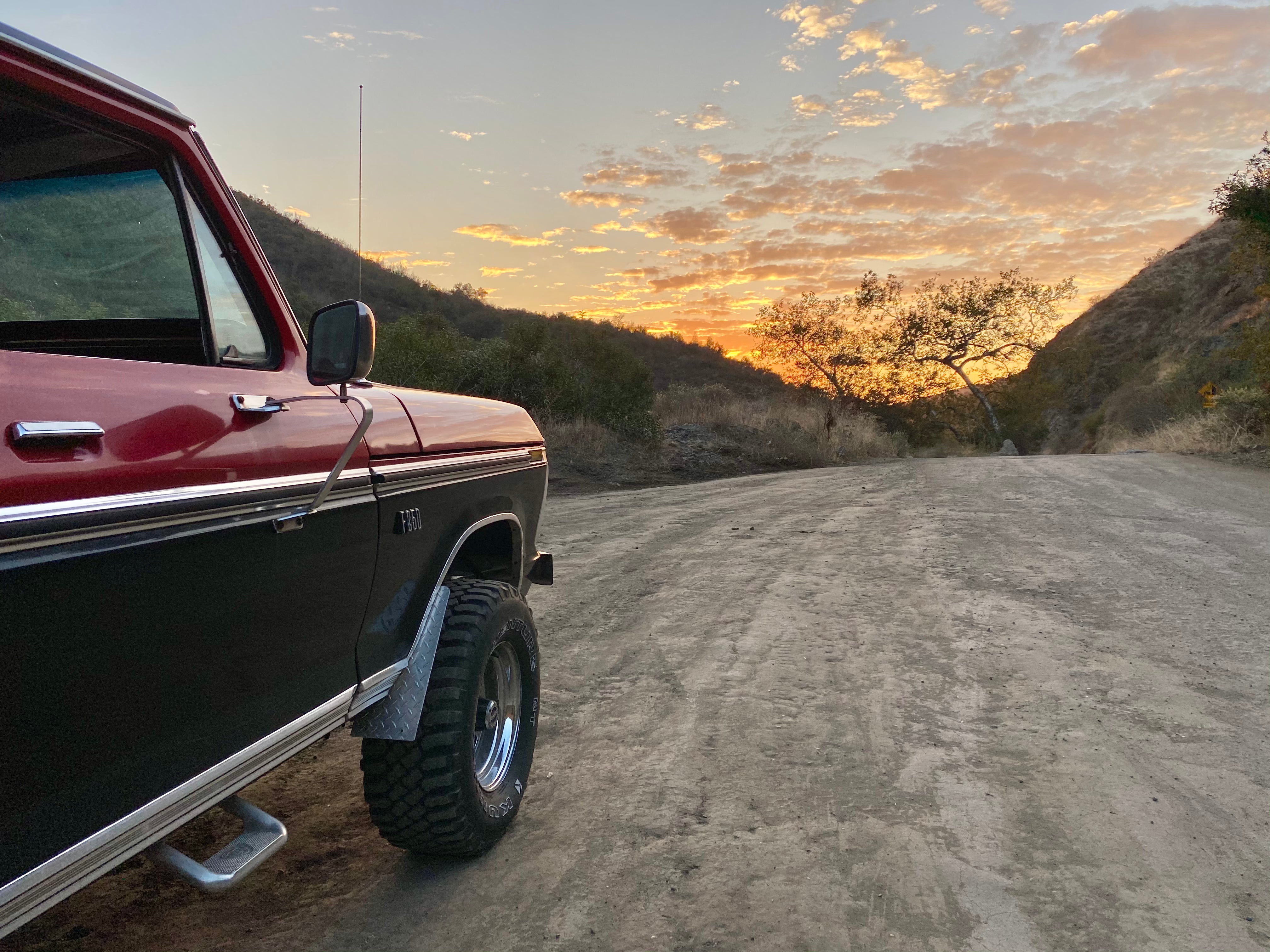 1975 Ford F-250 Highboy Red/Black FINE ART PRINT