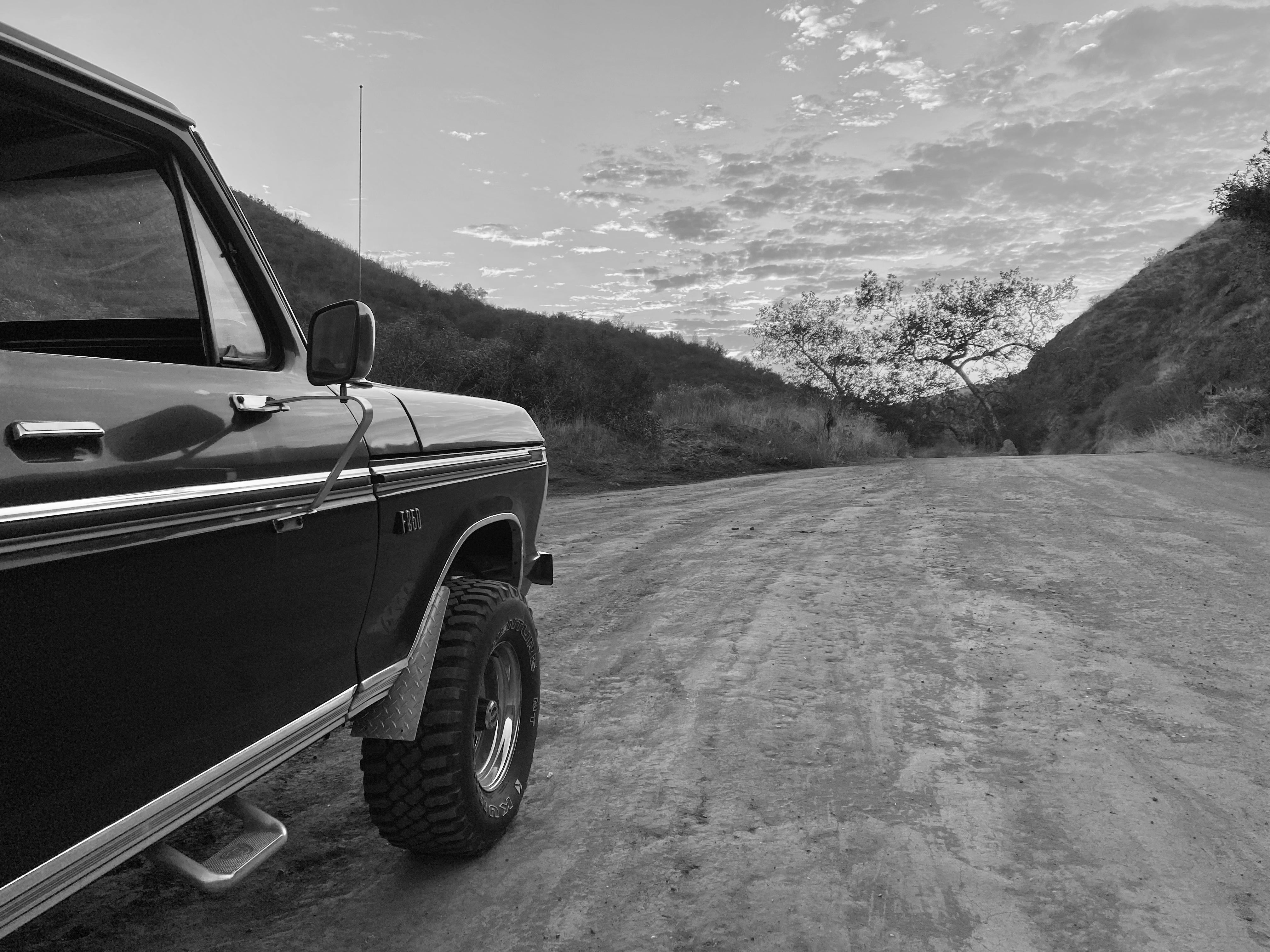 1975 Ford F-250 Highboy Red/Black FINE ART PRINT