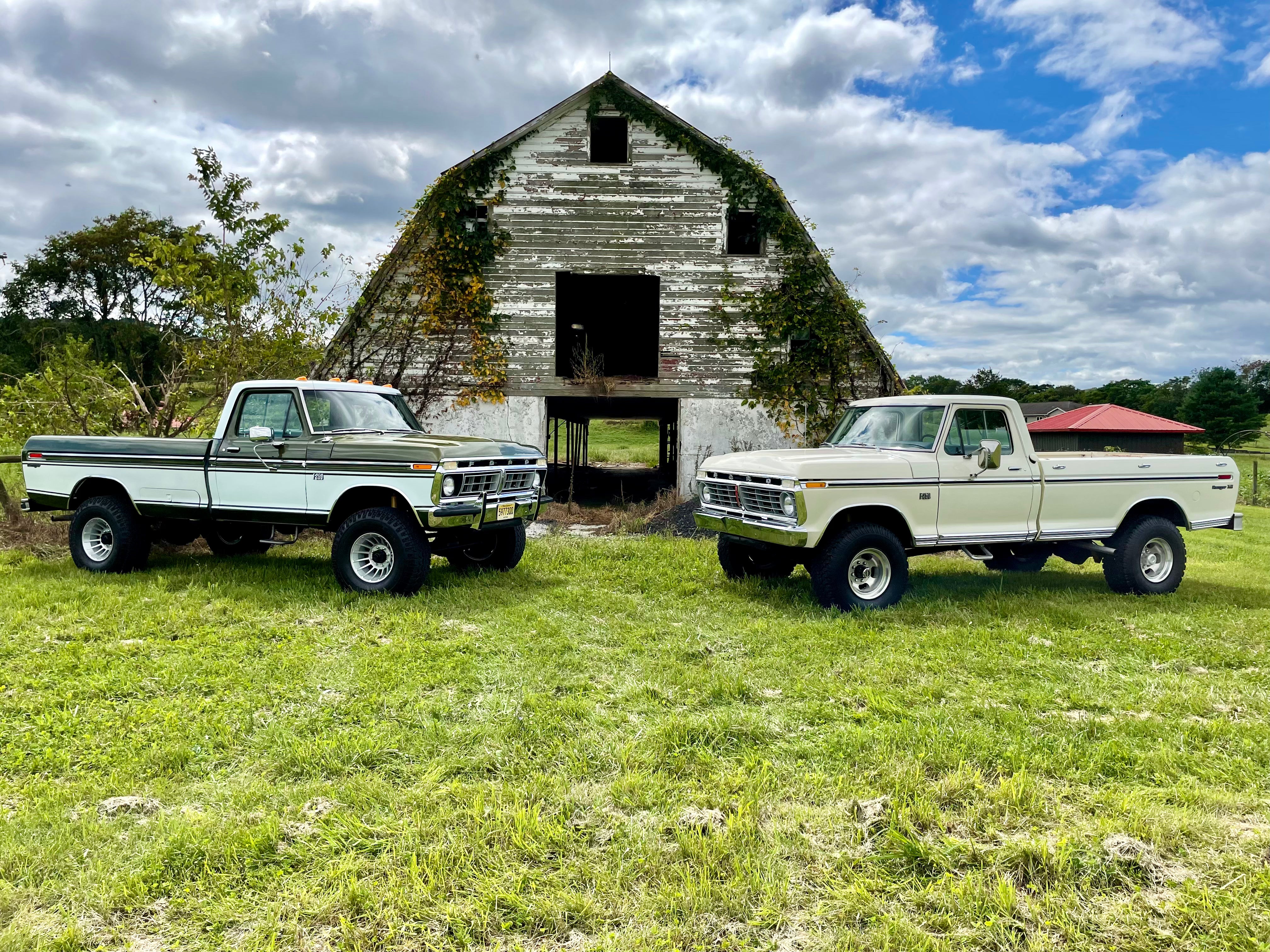 1975 Ford F-250 Highboy Wimbledon White FINE ART PRINT