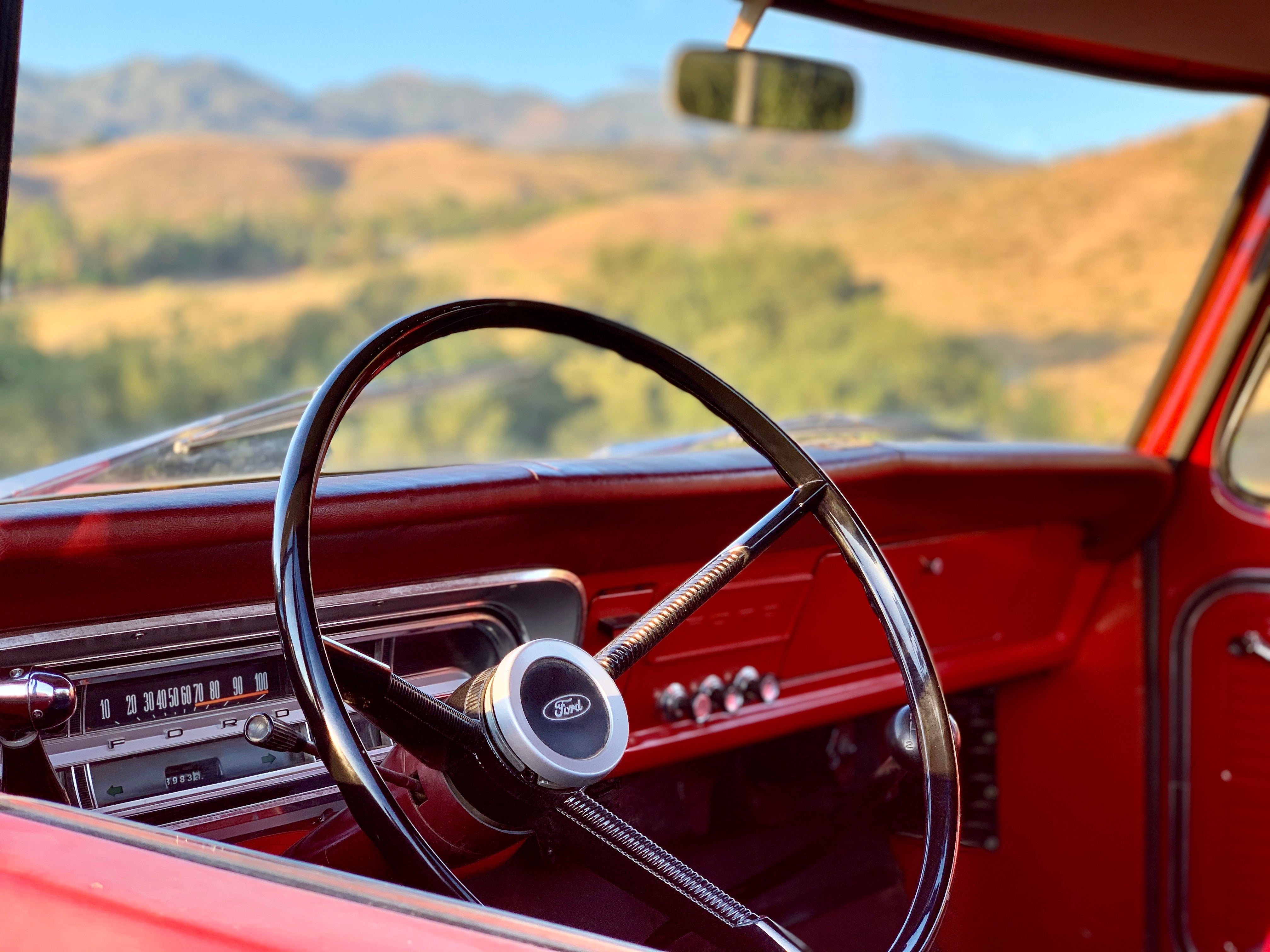 1967 Ford F-250 4x4 Fire Truck FINE ART PRINT