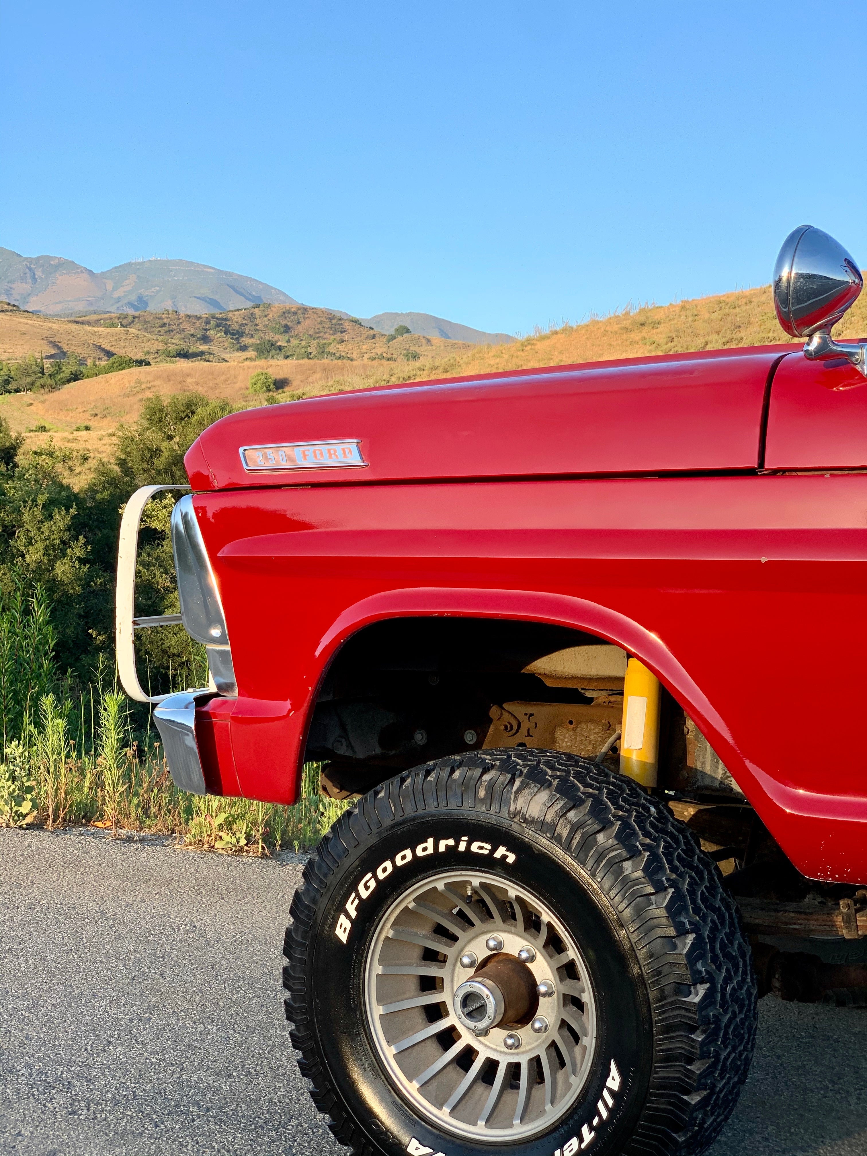 1967 Ford F-250 4x4 Fire Truck FINE ART PRINT
