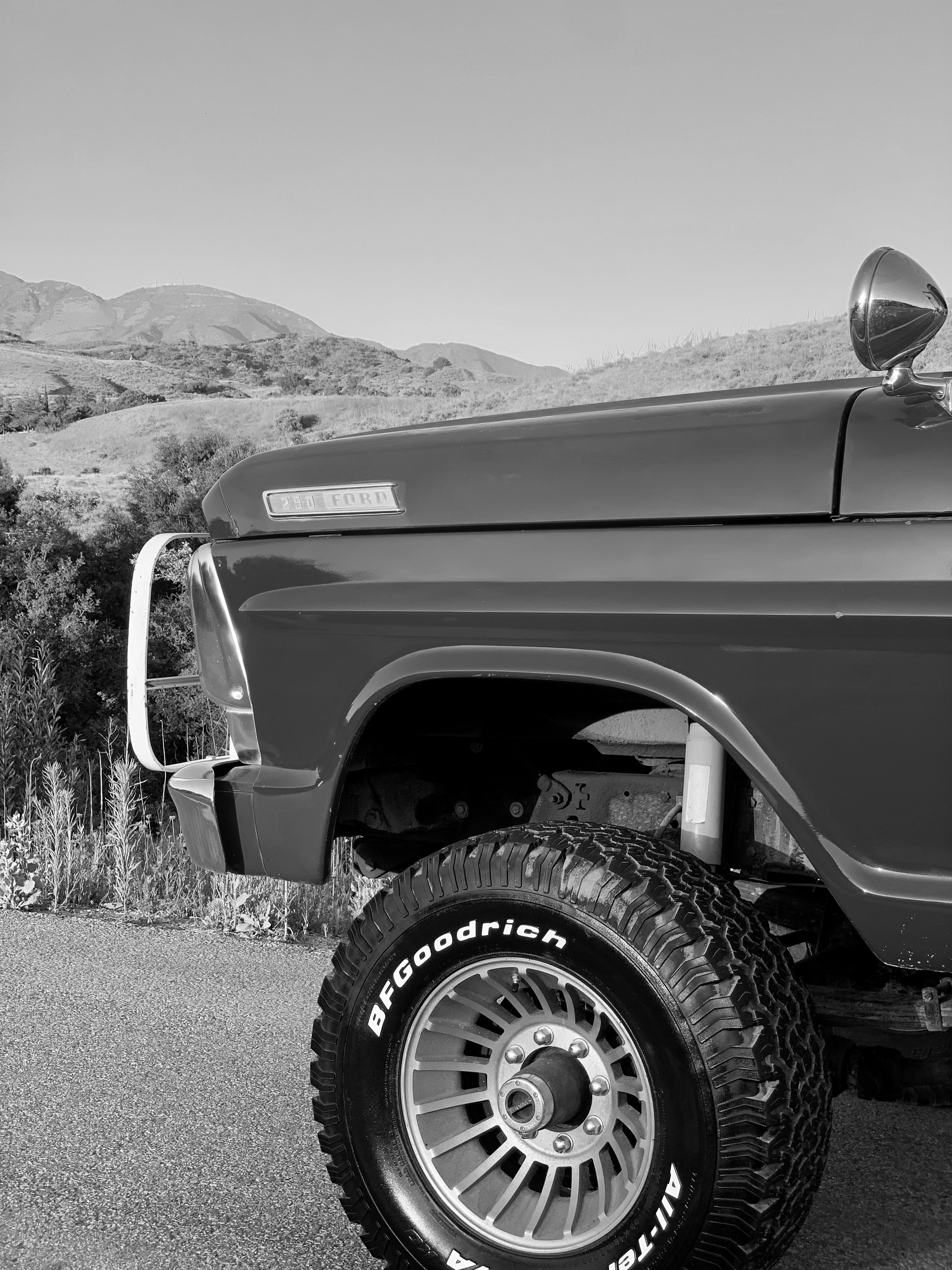 1967 Ford F-250 4x4 Fire Truck FINE ART PRINT